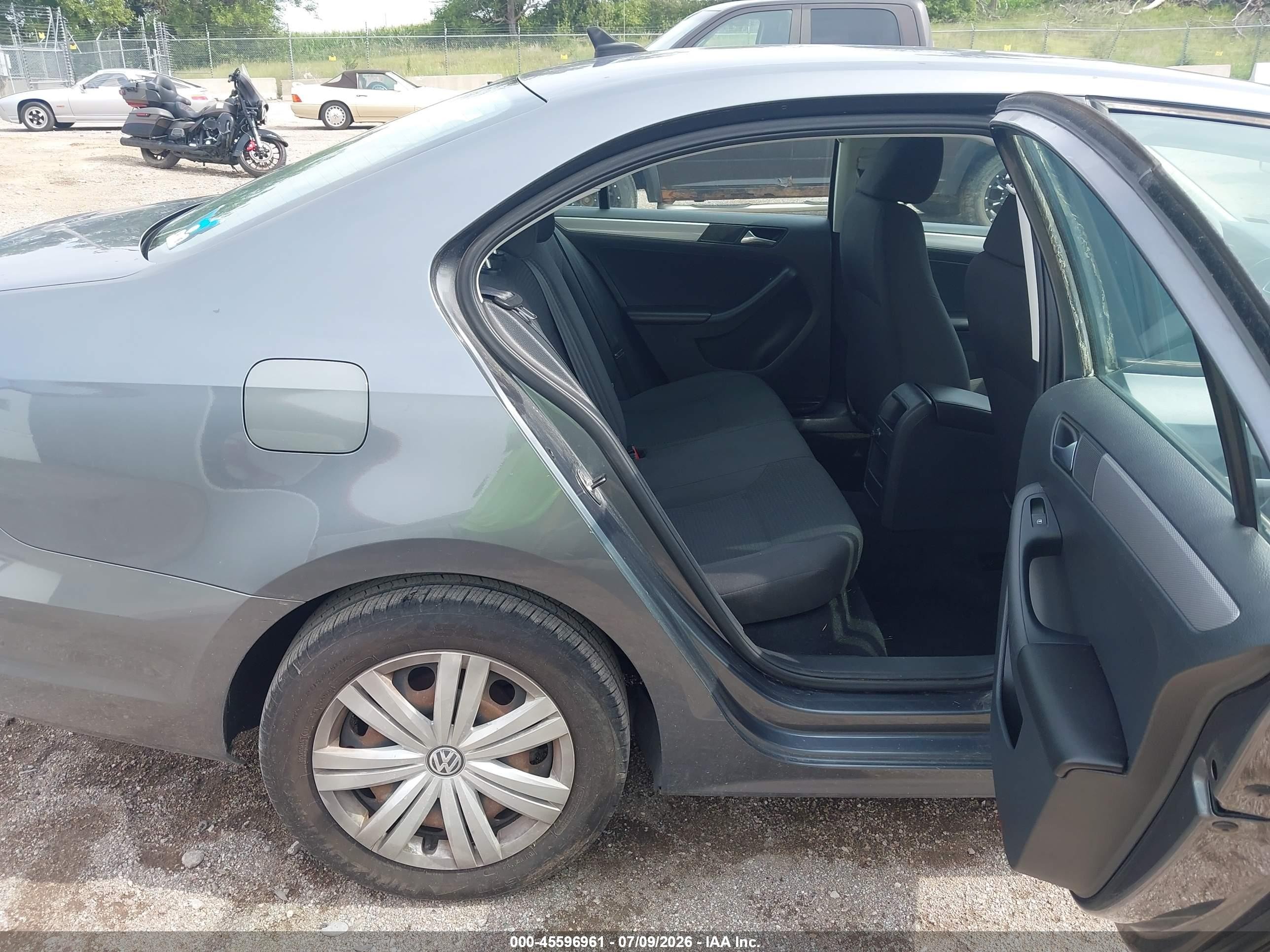 2015 Volkswagen Jetta 1.8t Se Black vin: 3VWD17AJ7FM350095