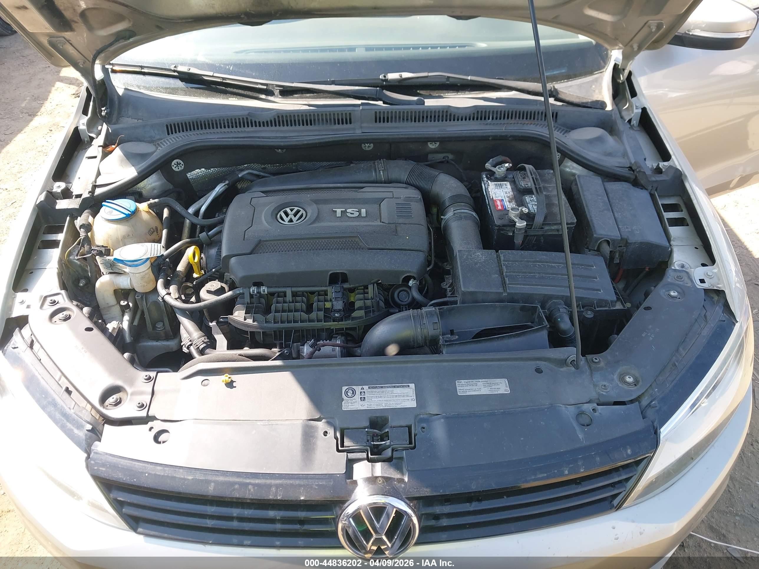 2014 Volkswagen Jetta 1.8t Se Gray vin: 3VWD17AJ8EM271386
