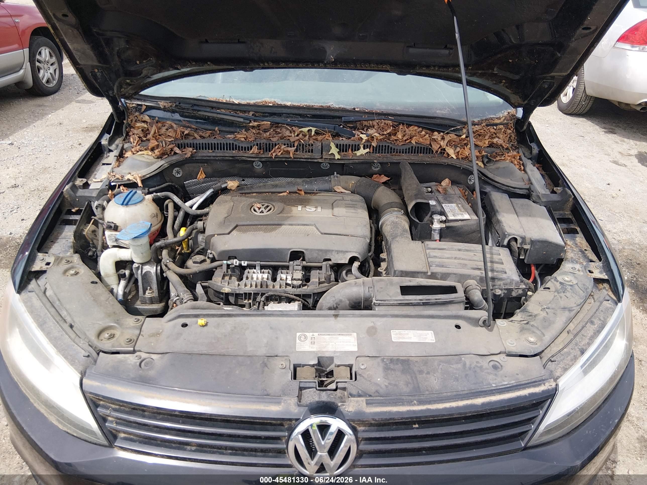 2014 Volkswagen Jetta 1.8t Se Black vin: 3VWD17AJ8EM274918