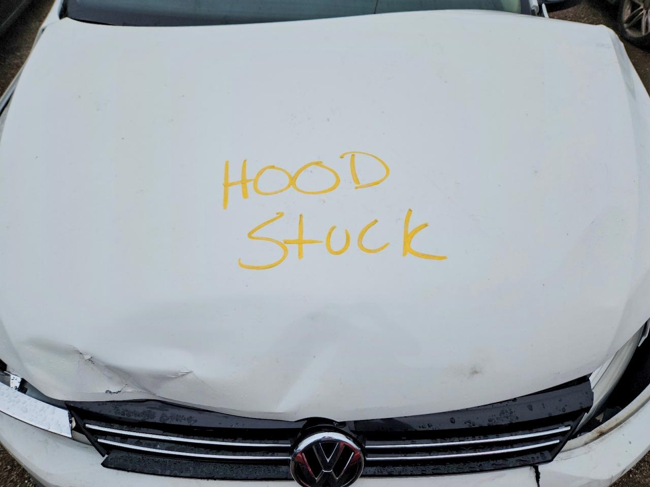 2014 Volkswagen Jetta Se White vin: 3VWD17AJ8EM372217