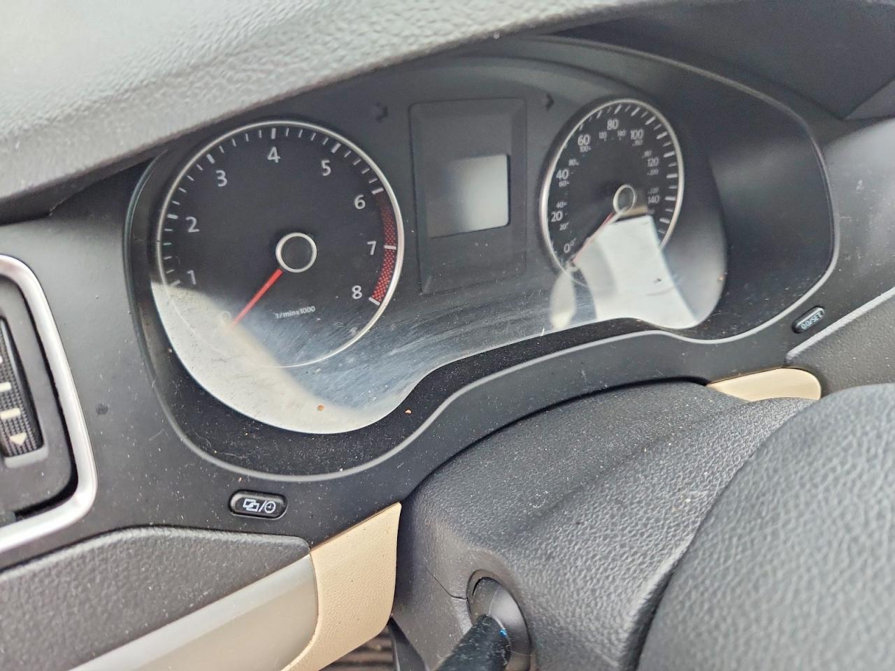 2014 Volkswagen Jetta Se White vin: 3VWD17AJ8EM372217