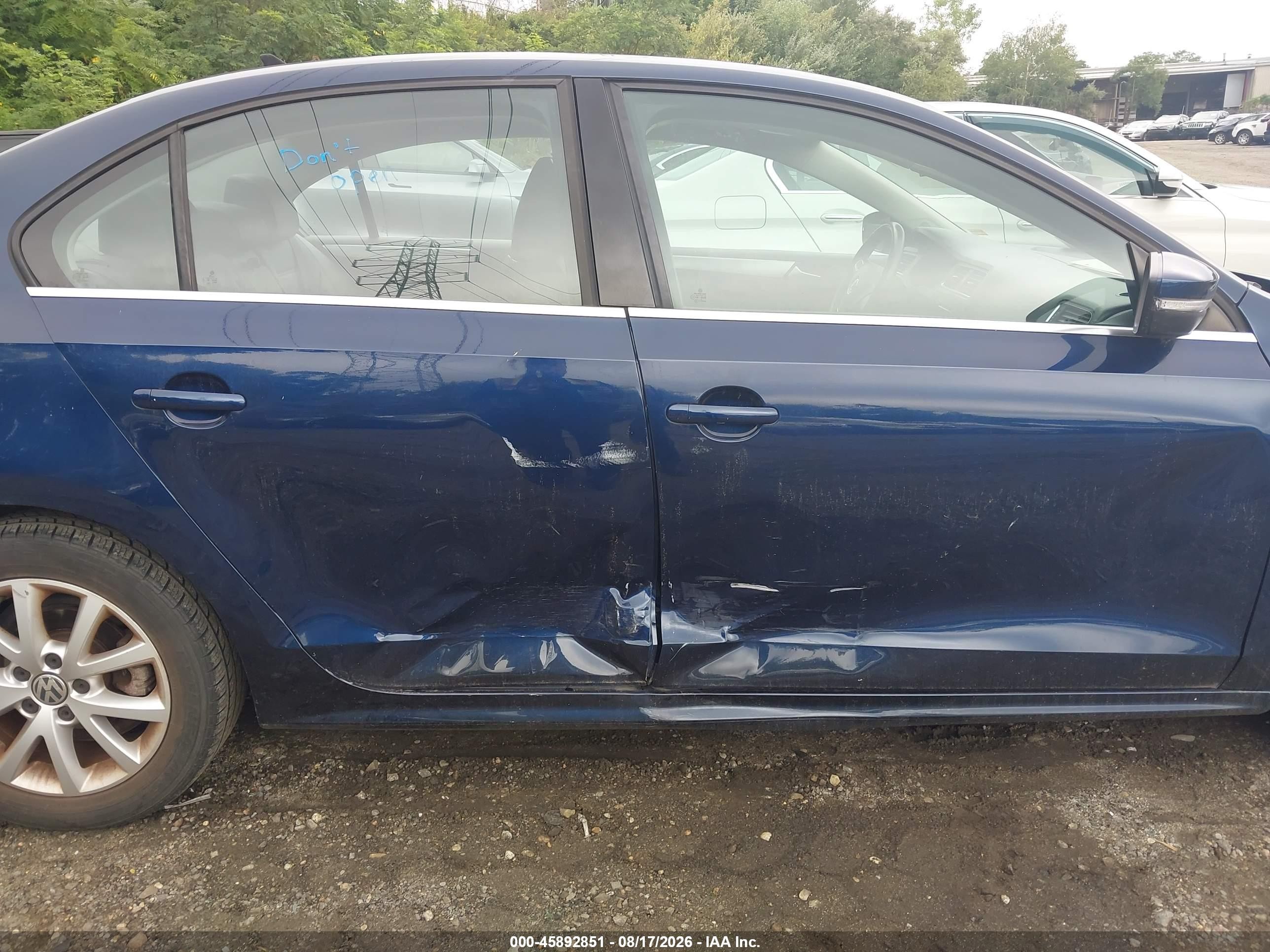2014 Volkswagen Jetta 1.8t Se Синий vin: 3VWD17AJ8EM381936