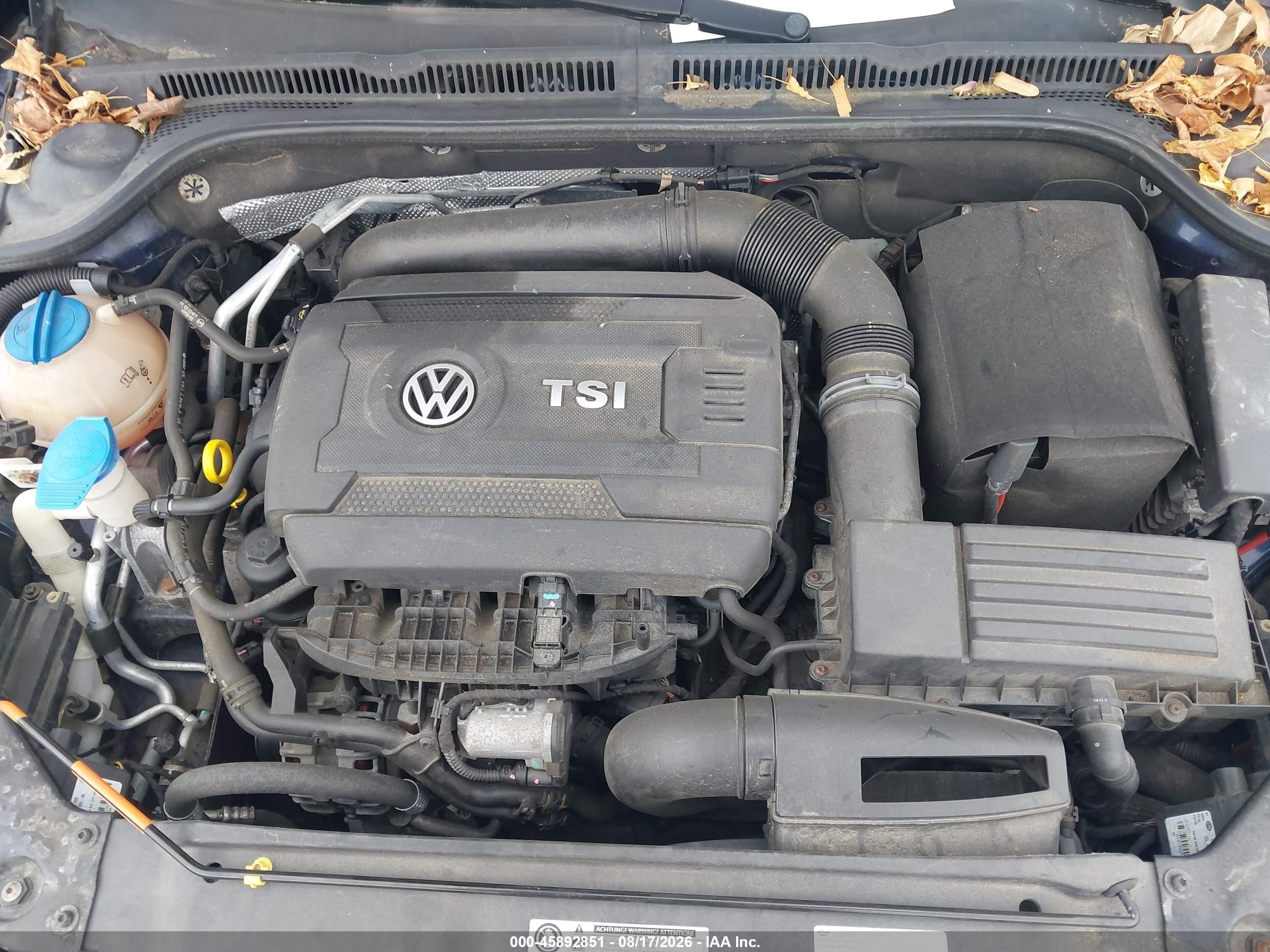 2014 Volkswagen Jetta 1.8t Se Синий vin: 3VWD17AJ8EM381936