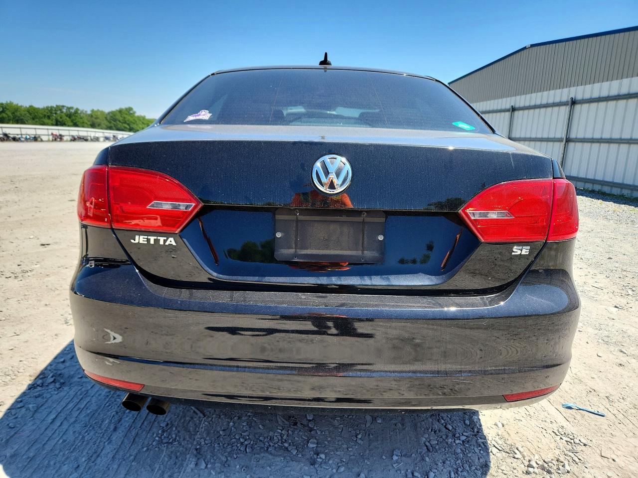 2014 Volkswagen Jetta Se Black vin: 3VWD17AJ8EM393617