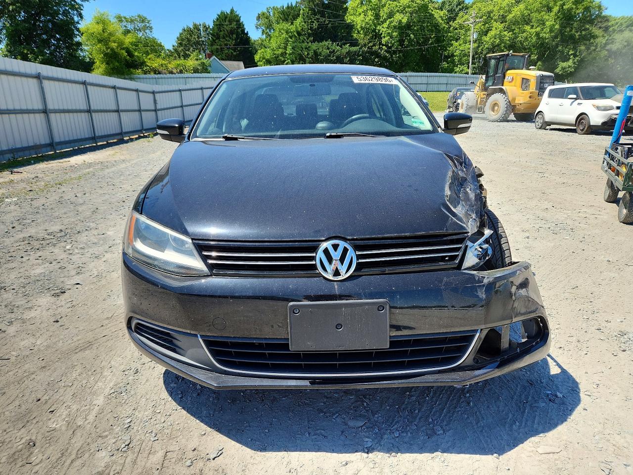 2014 Volkswagen Jetta Se Black vin: 3VWD17AJ8EM393617