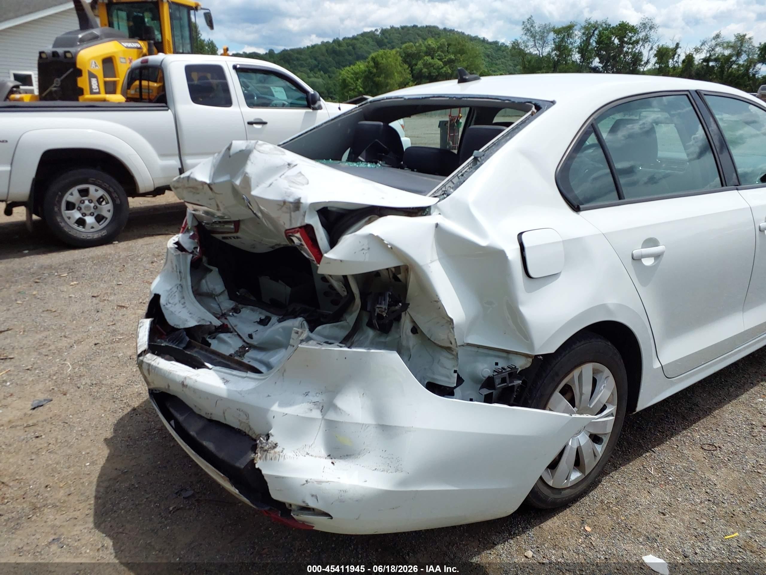 2014 Volkswagen Jetta 1.8t Se White vin: 3VWD17AJ8EM418466
