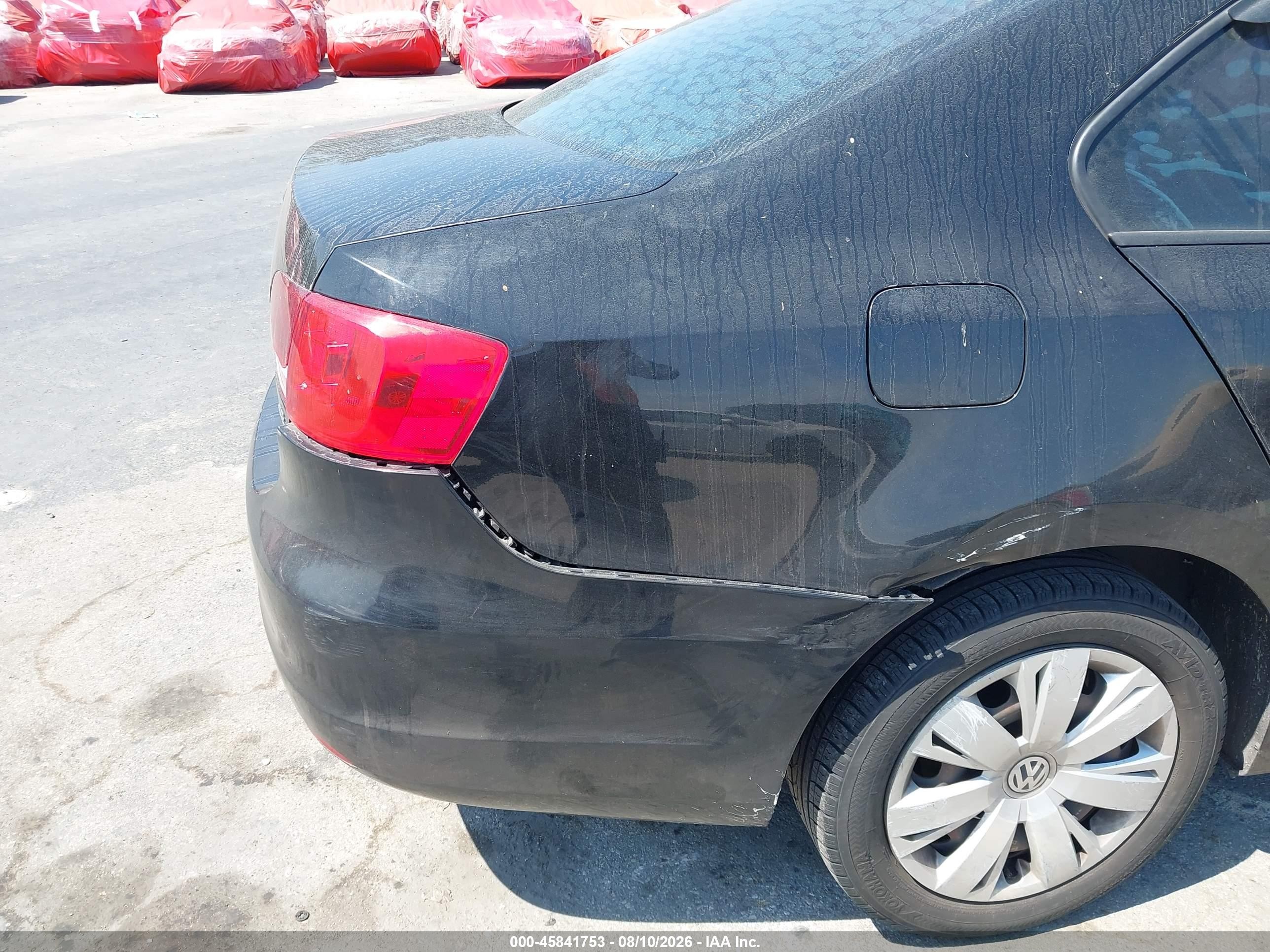 2014 Volkswagen Jetta 1.8t Se Black vin: 3VWD17AJ8EM422548