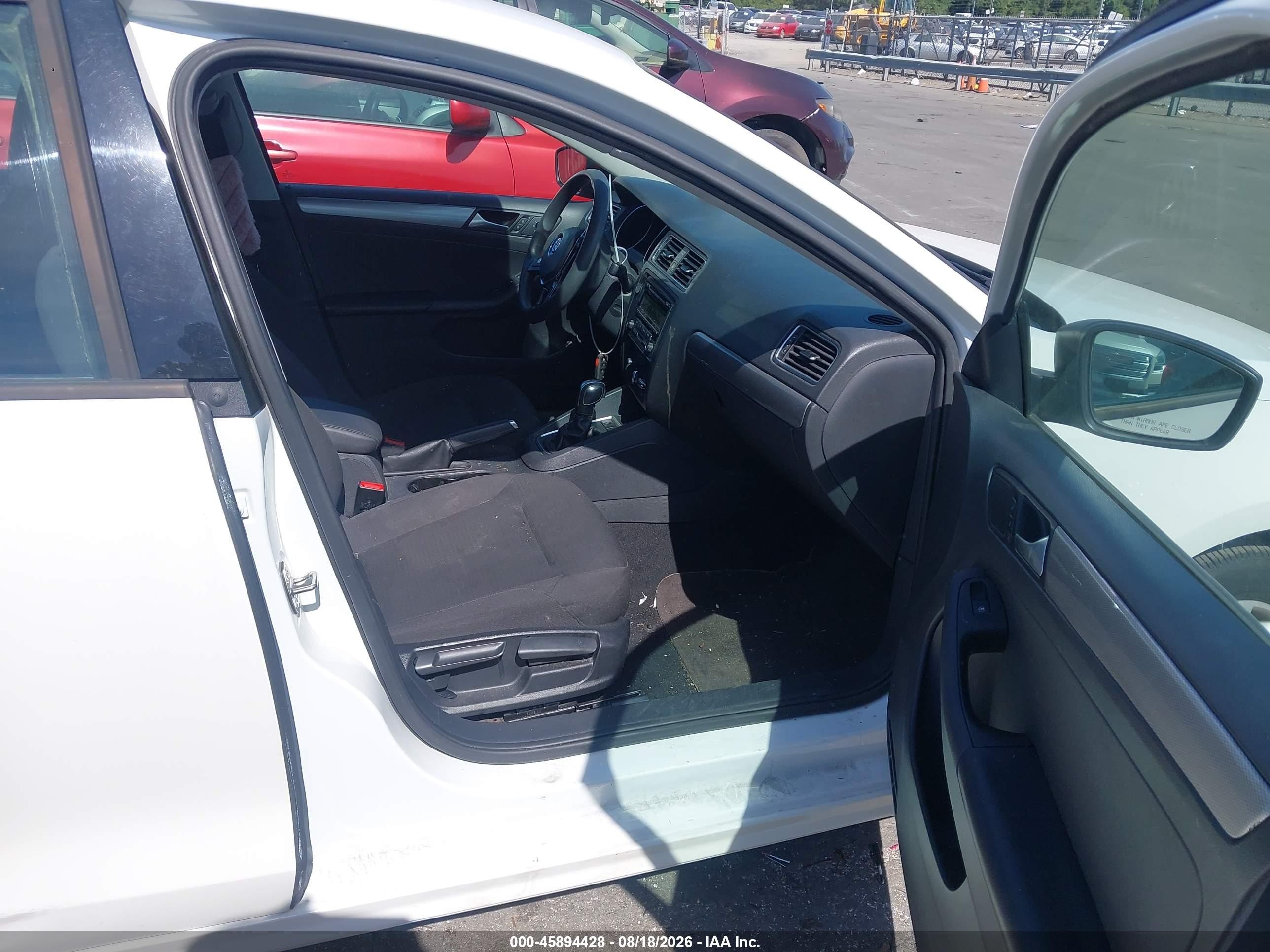 2015 Volkswagen Jetta Se White vin: 3VWD17AJ8FM232301