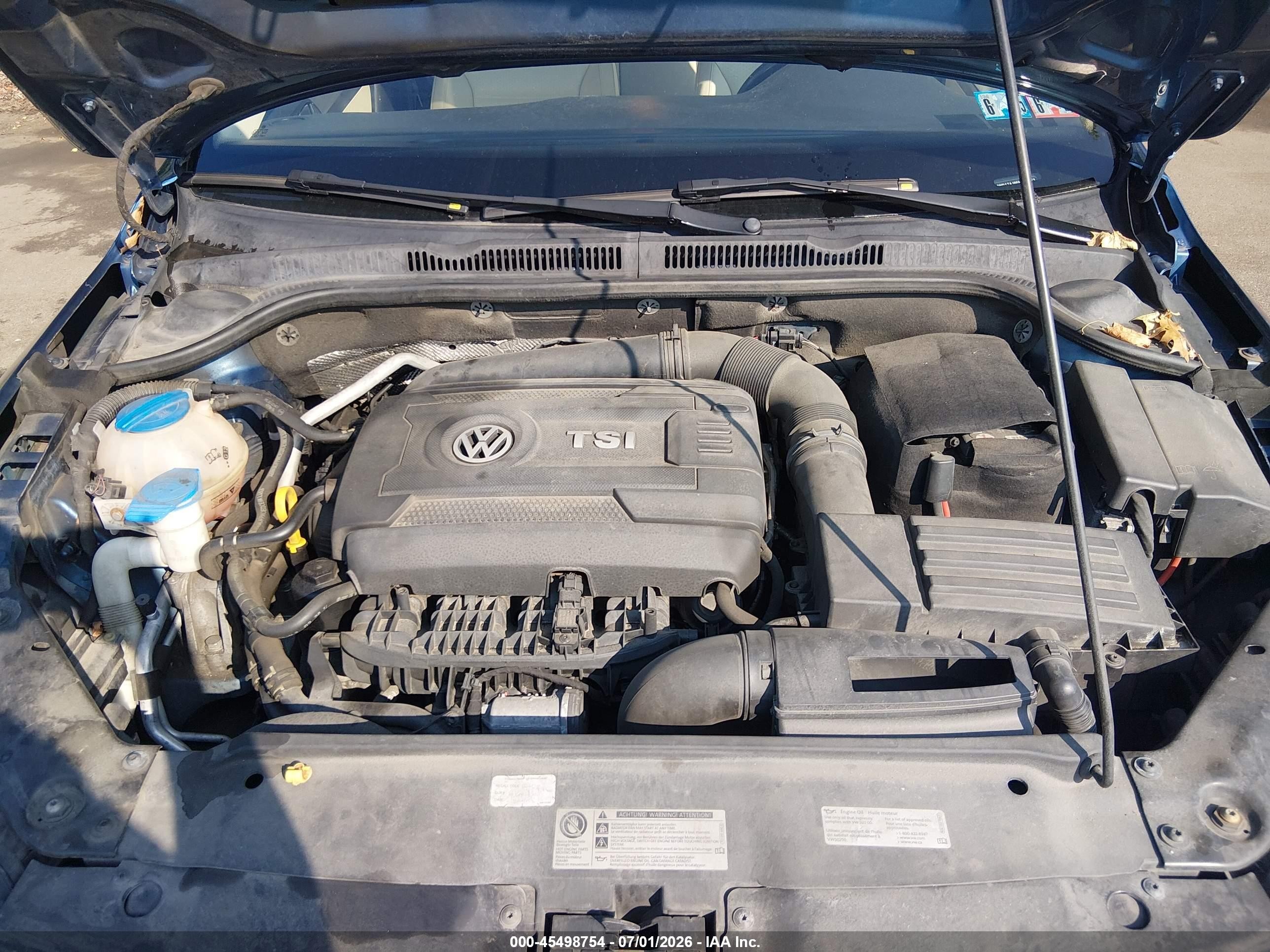 2015 Volkswagen Jetta 1.8t Se Blue vin: 3VWD17AJ8FM243573