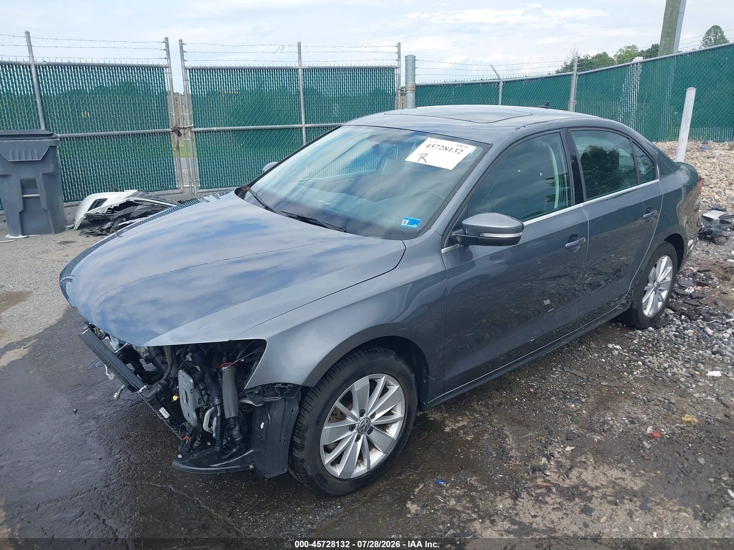 2015 Volkswagen Jetta 1.8t Se Серый vin: 3VWD17AJ8FM249129