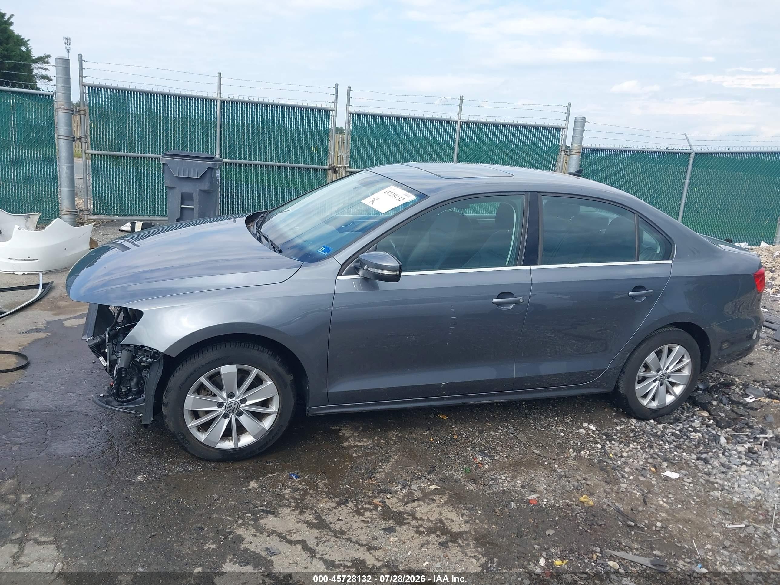 2015 Volkswagen Jetta 1.8t Se Серый vin: 3VWD17AJ8FM249129
