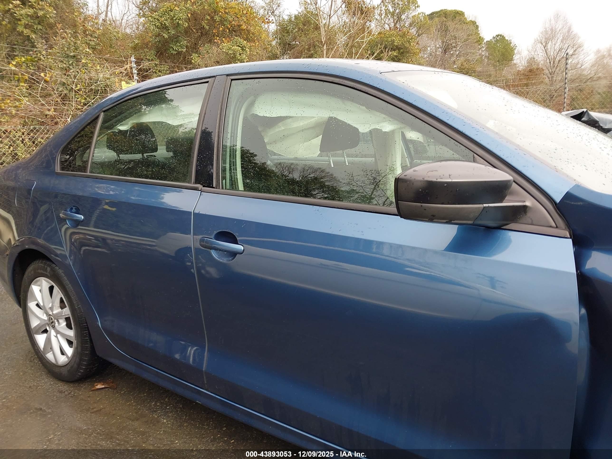 2015 Volkswagen Jetta 1.8t Se Blue vin: 3VWD17AJ8FM257800