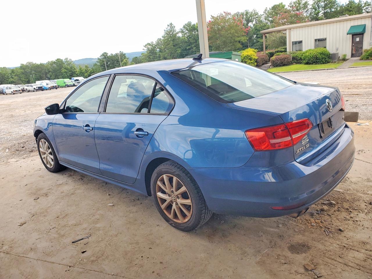 2015 Volkswagen Jetta Se Blue vin: 3VWD17AJ8FM264164