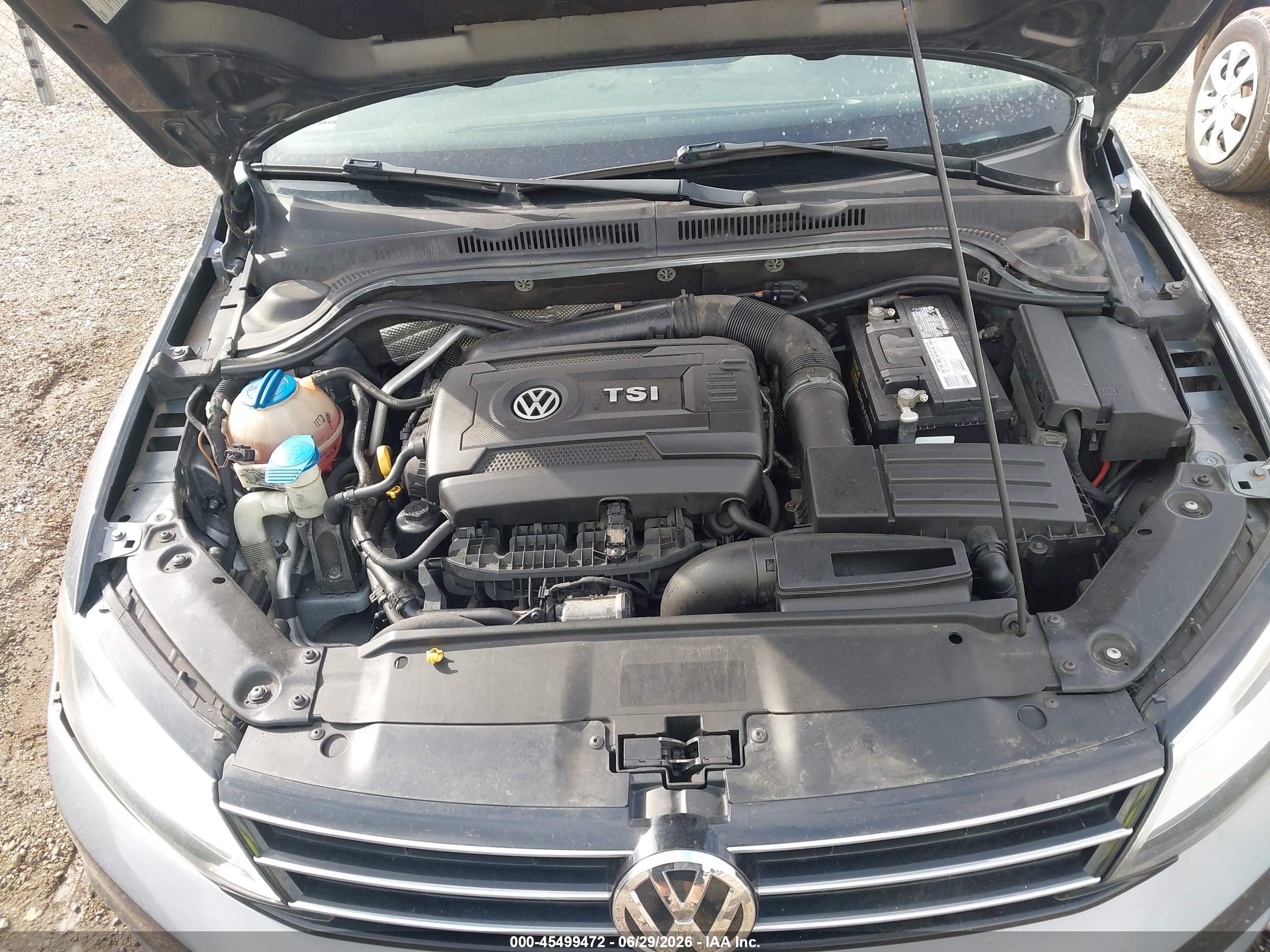 2015 Volkswagen Jetta 1.8t Se Gray vin: 3VWD17AJ8FM286584