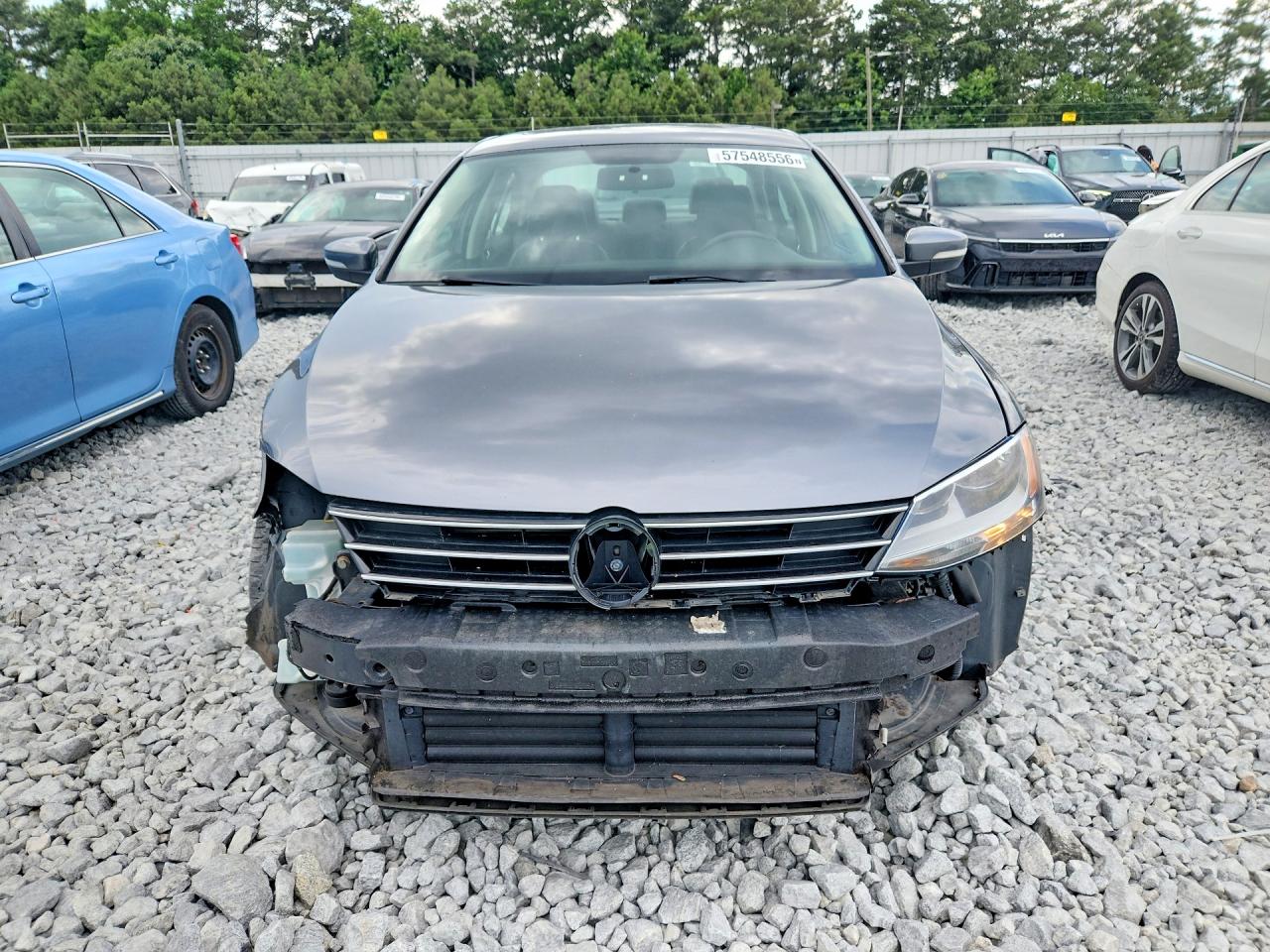 2015 Volkswagen Jetta Se Gray vin: 3VWD17AJ8FM297665