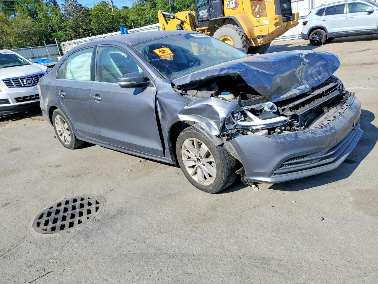 2015 Volkswagen Jetta Se Charcoal vin: 3VWD17AJ8FM310771