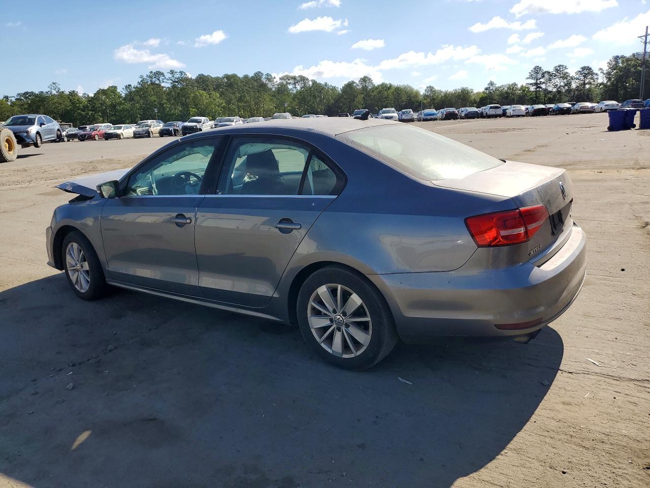 2015 Volkswagen Jetta Se Charcoal vin: 3VWD17AJ8FM310771