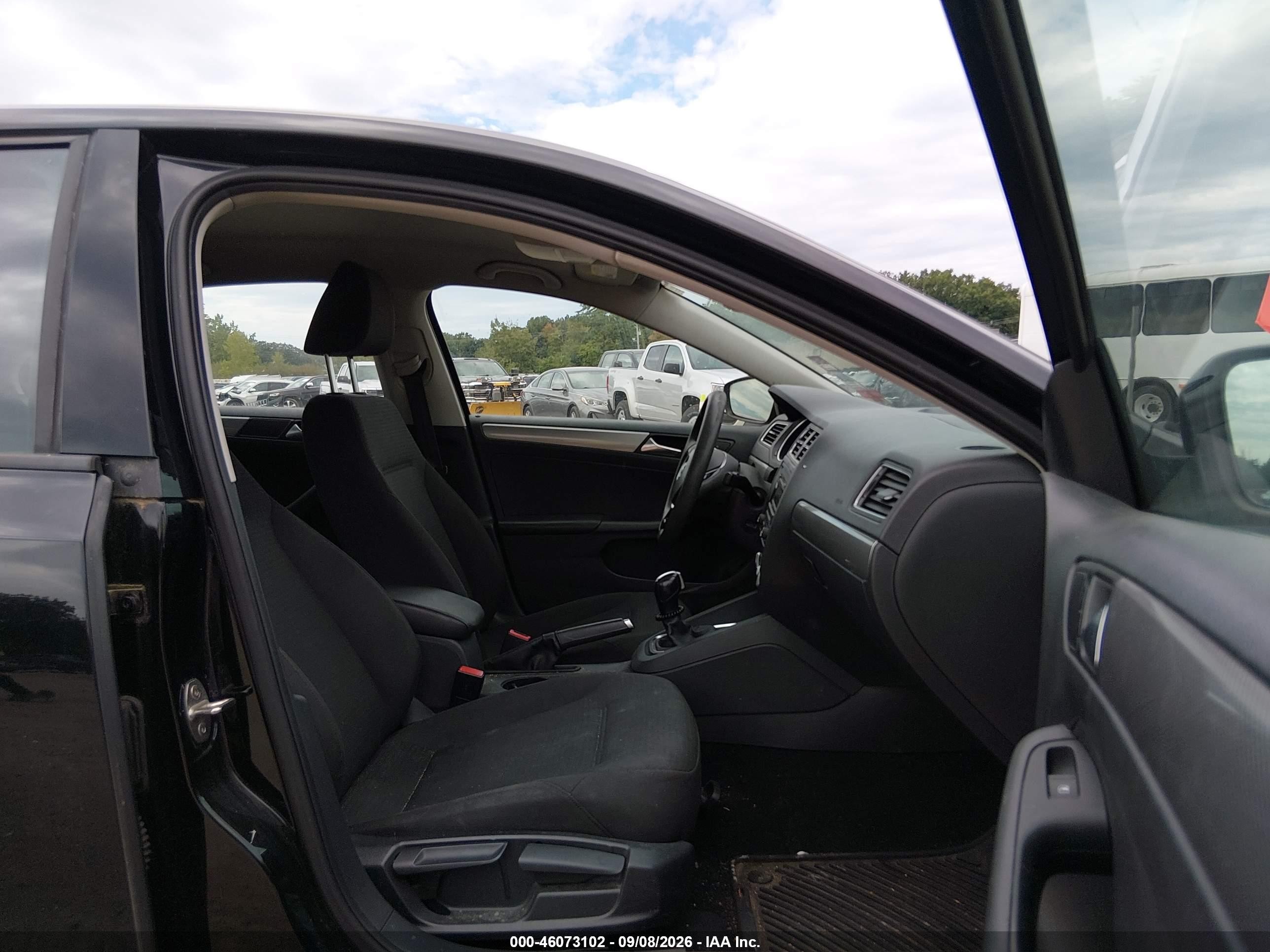 2015 Volkswagen Jetta 1.8t Se Black vin: 3VWD17AJ8FM321513
