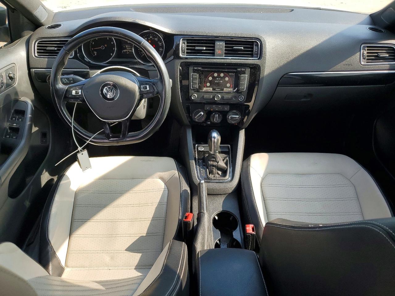 2015 Volkswagen Jetta Se White vin: 3VWD17AJ8FM345732