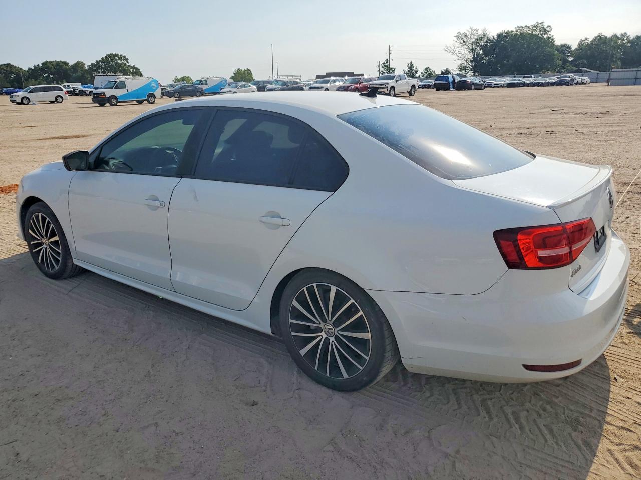 2015 Volkswagen Jetta Se White vin: 3VWD17AJ8FM345732