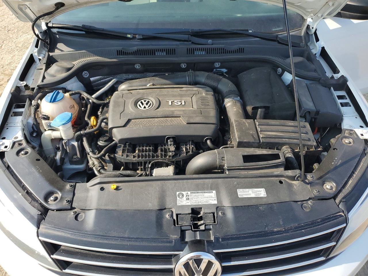 2015 Volkswagen Jetta Se White vin: 3VWD17AJ8FM345732