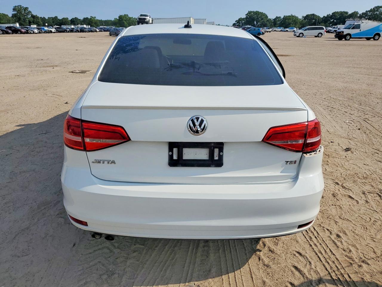 2015 Volkswagen Jetta Se White vin: 3VWD17AJ8FM345732