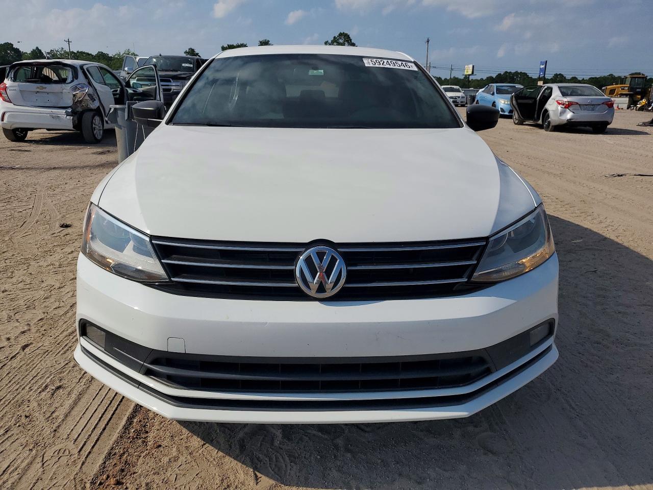 2015 Volkswagen Jetta Se White vin: 3VWD17AJ8FM345732