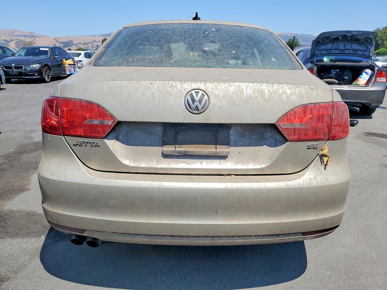 2014 Volkswagen Jetta Se Silver vin: 3VWD17AJ9EM221371