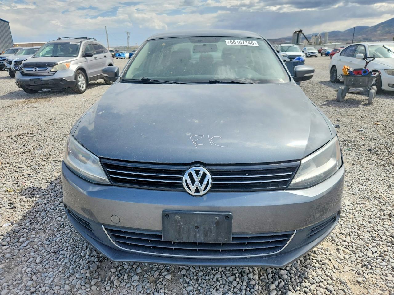 2014 Volkswagen Jetta Se Угольный vin: 3VWD17AJ9EM233309