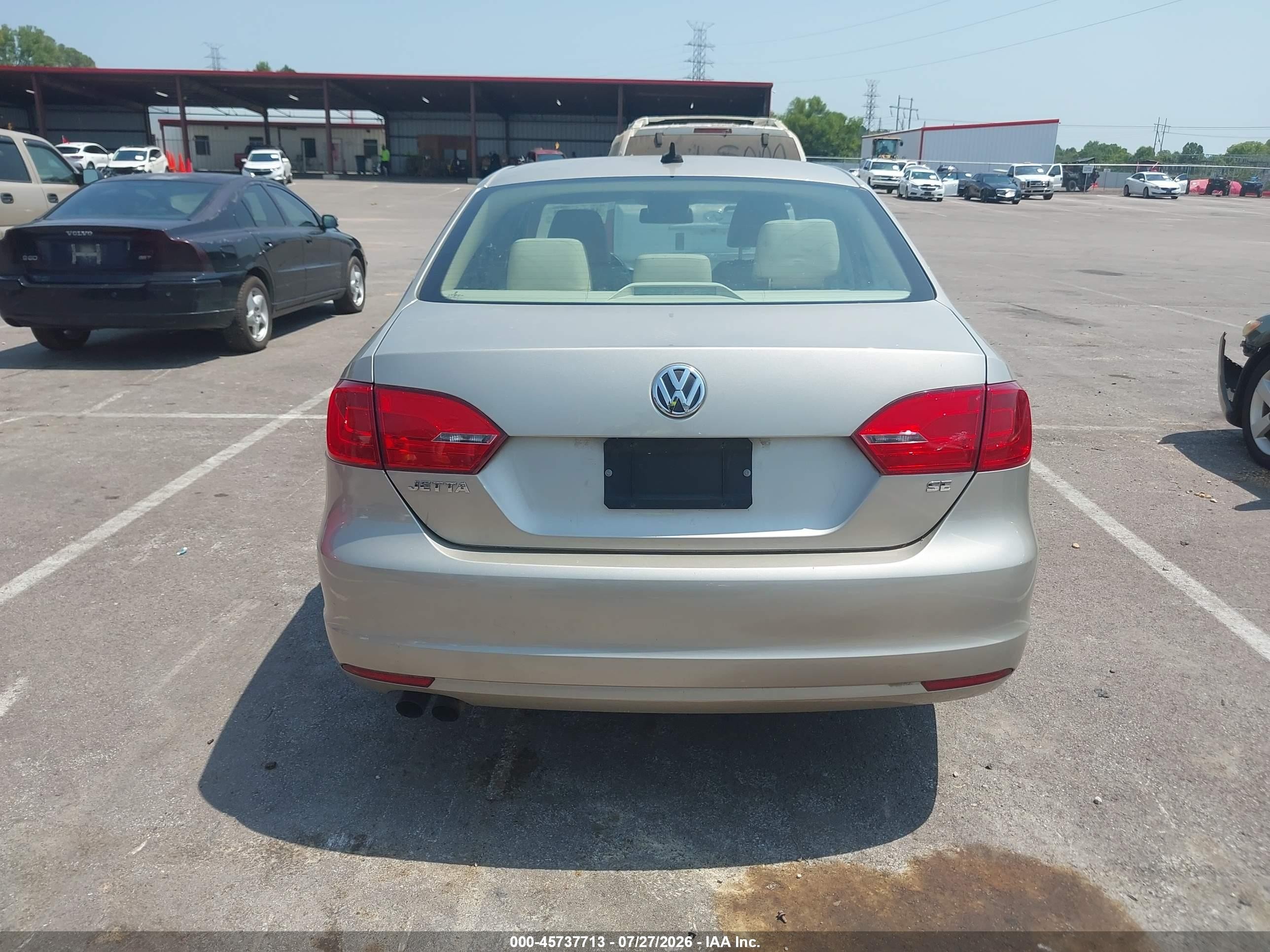 2014 Volkswagen Jetta 1.8t Se Tan vin: 3VWD17AJ9EM256573