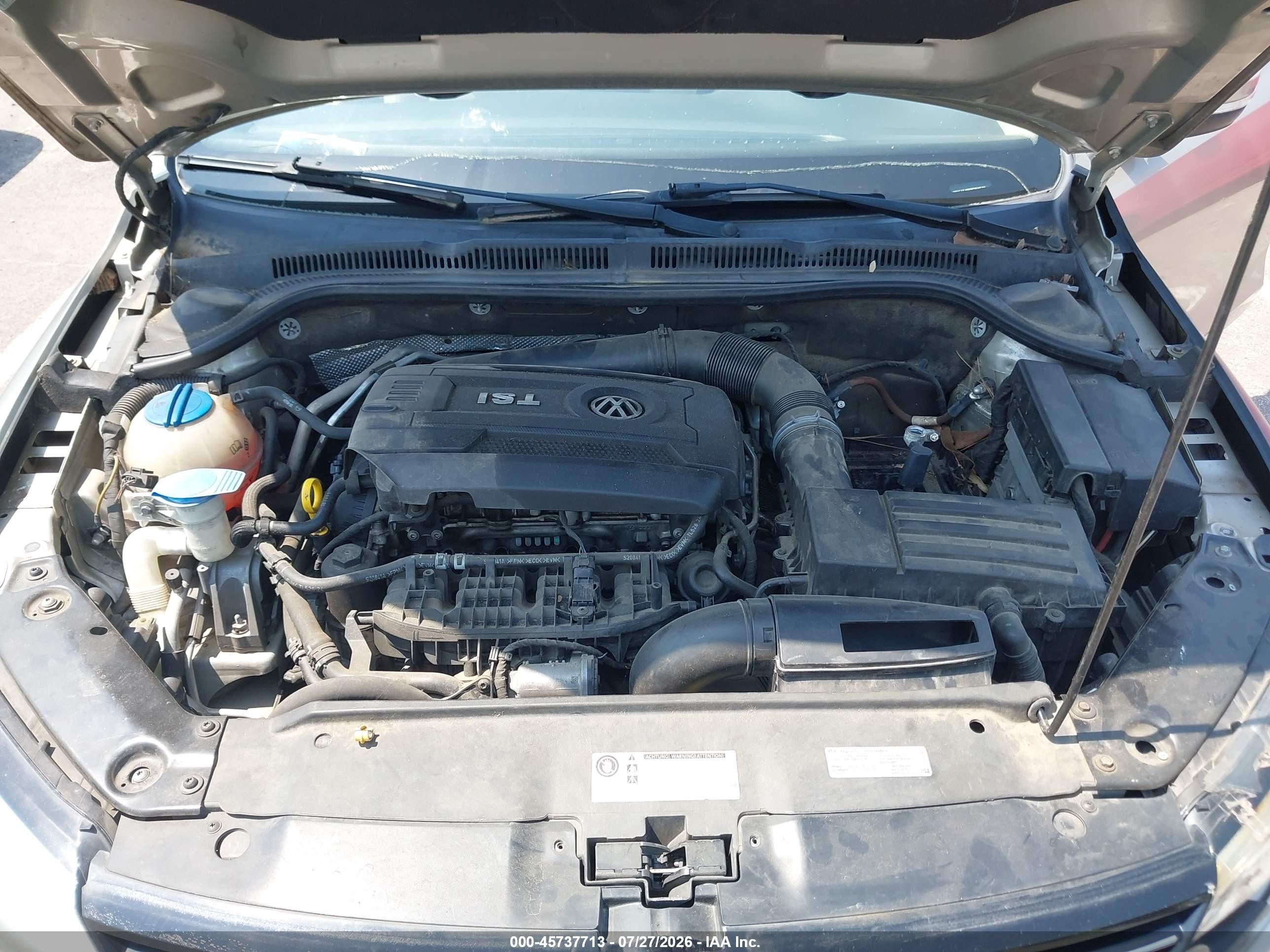 2014 Volkswagen Jetta 1.8t Se Tan vin: 3VWD17AJ9EM256573
