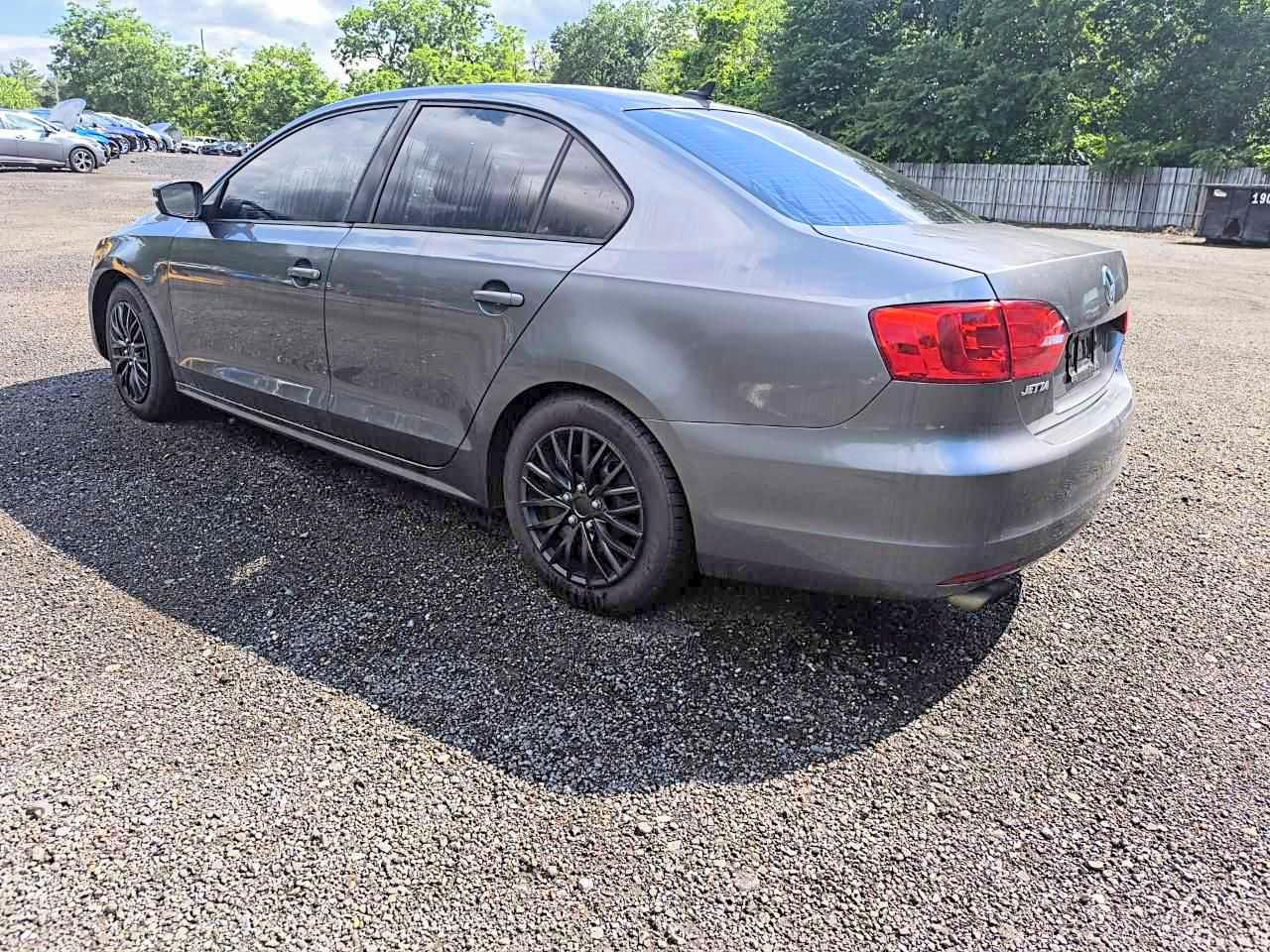 2014 Volkswagen Jetta Se Gray vin: 3VWD17AJ9EM283546