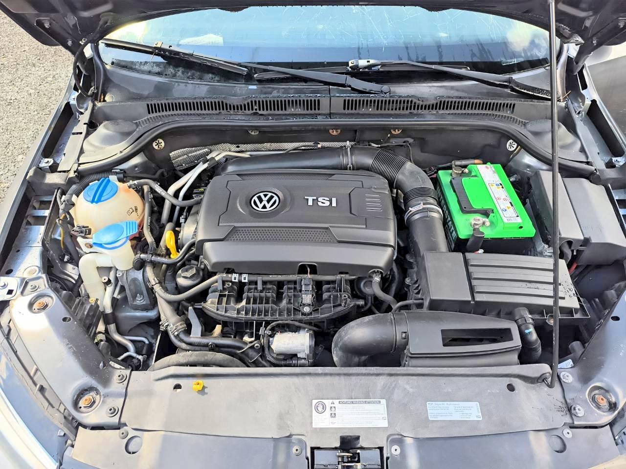 2014 Volkswagen Jetta Se Gray vin: 3VWD17AJ9EM283546
