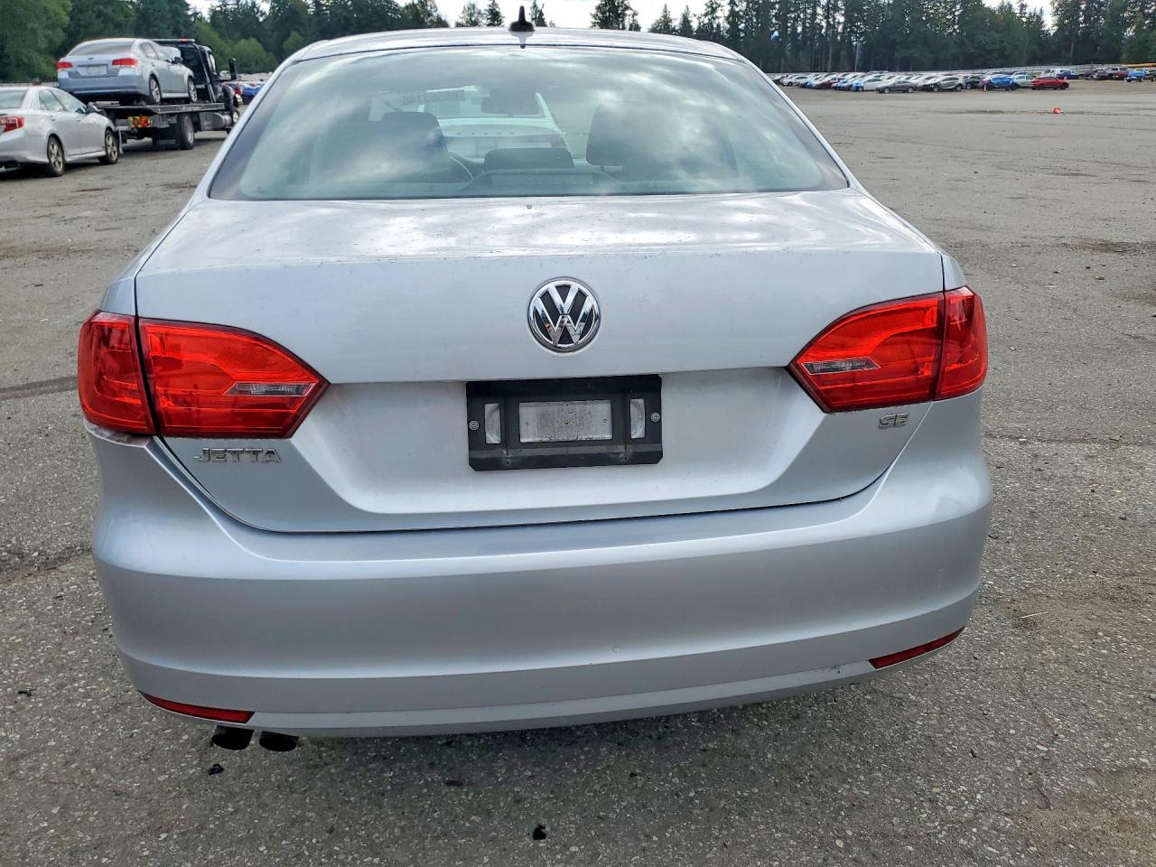 2014 Volkswagen Jetta Se Silver vin: 3VWD17AJ9EM311197