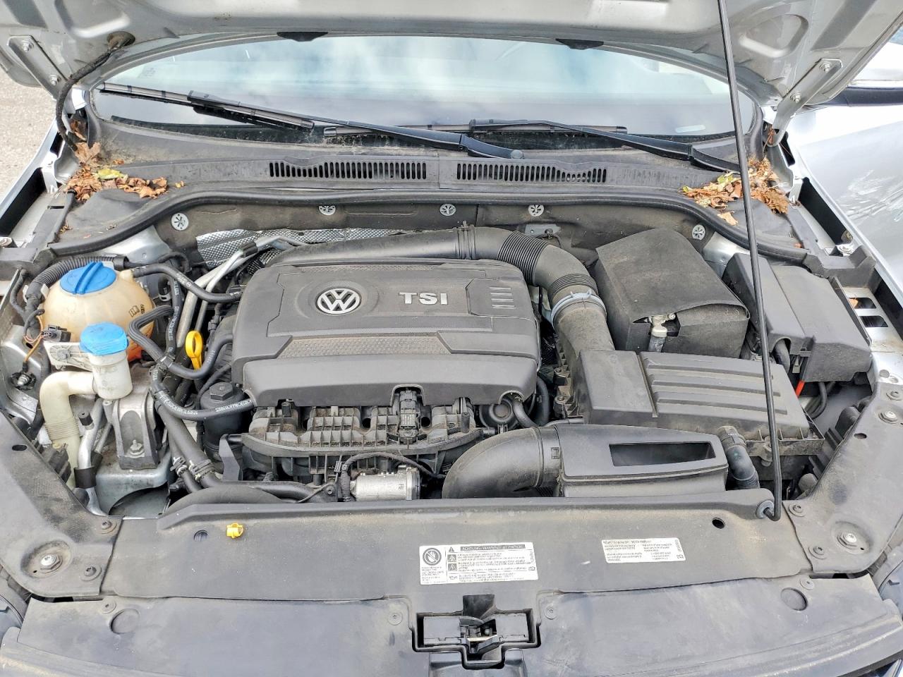2014 Volkswagen Jetta Se Silver vin: 3VWD17AJ9EM311197