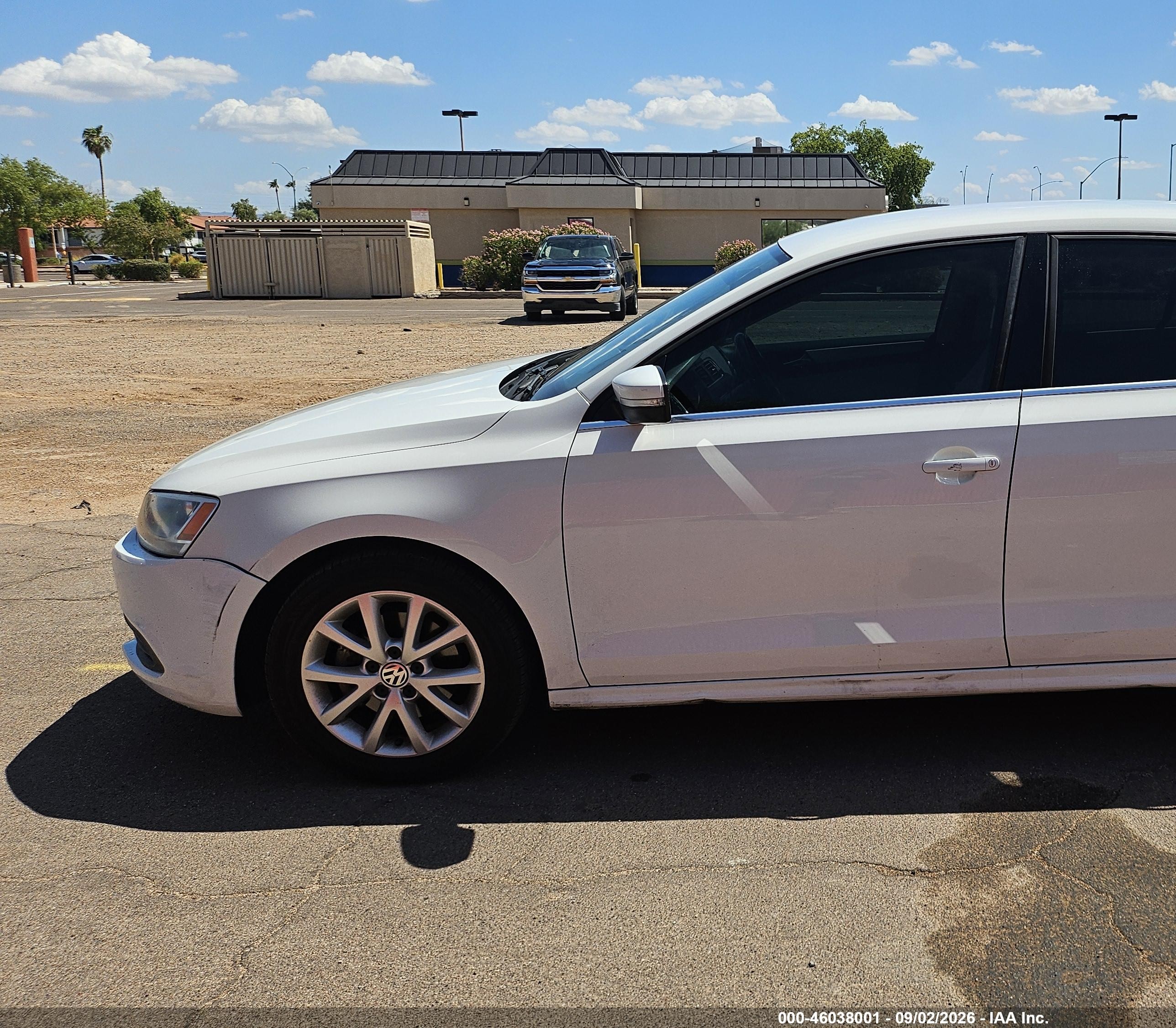 2014 Volkswagen Jetta 1.8t Se Белый vin: 3VWD17AJ9EM316108