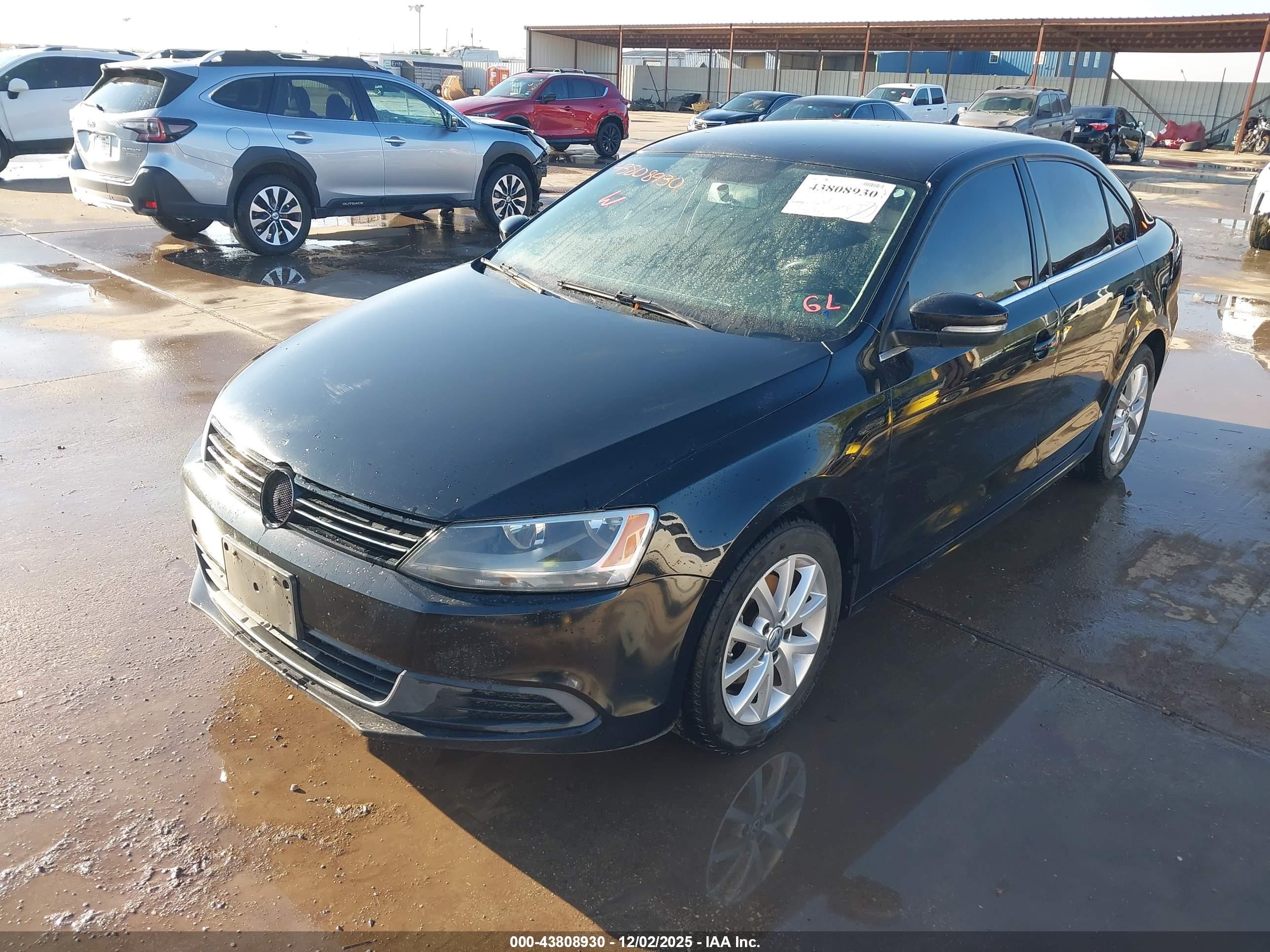 2014 Volkswagen Jetta 1.8t Se Black vin: 3VWD17AJ9EM336682