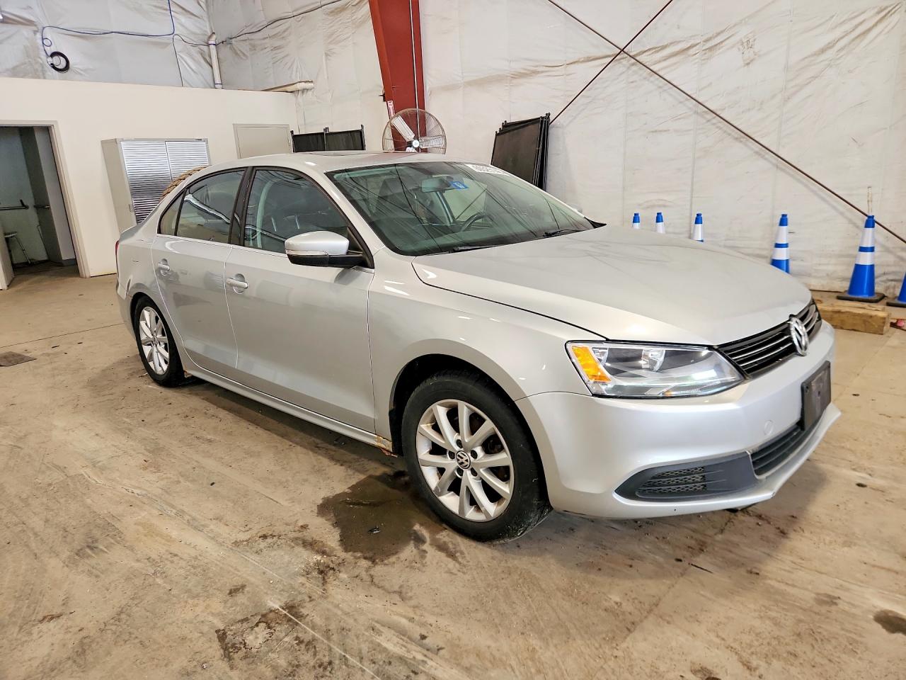 2014 Volkswagen Jetta Se Silver vin: 3VWD17AJ9EM361842