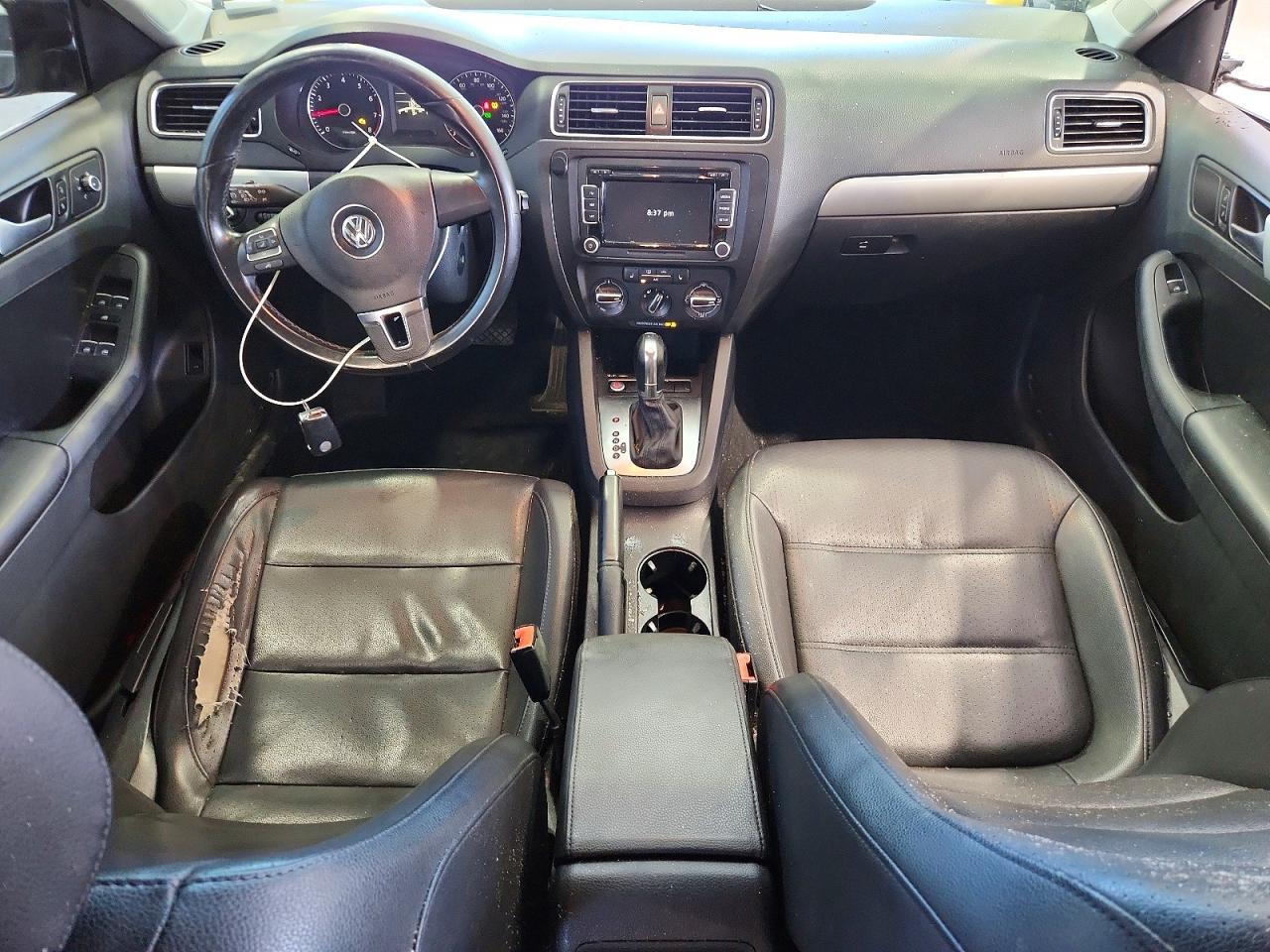 2014 Volkswagen Jetta Se Black vin: 3VWD17AJ9EM389432