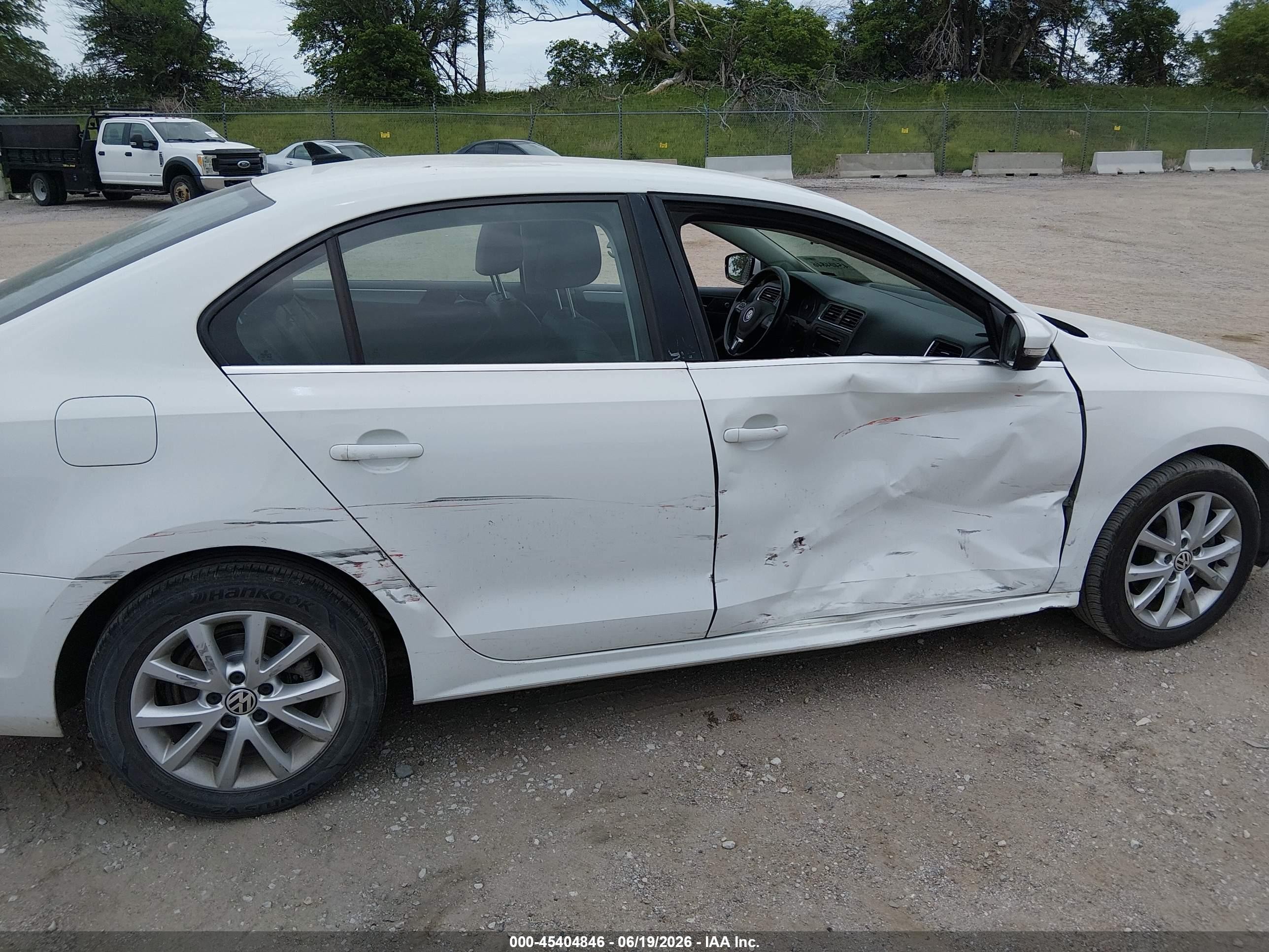 2014 Volkswagen Jetta 1.8t Se White vin: 3VWD17AJ9EM407833