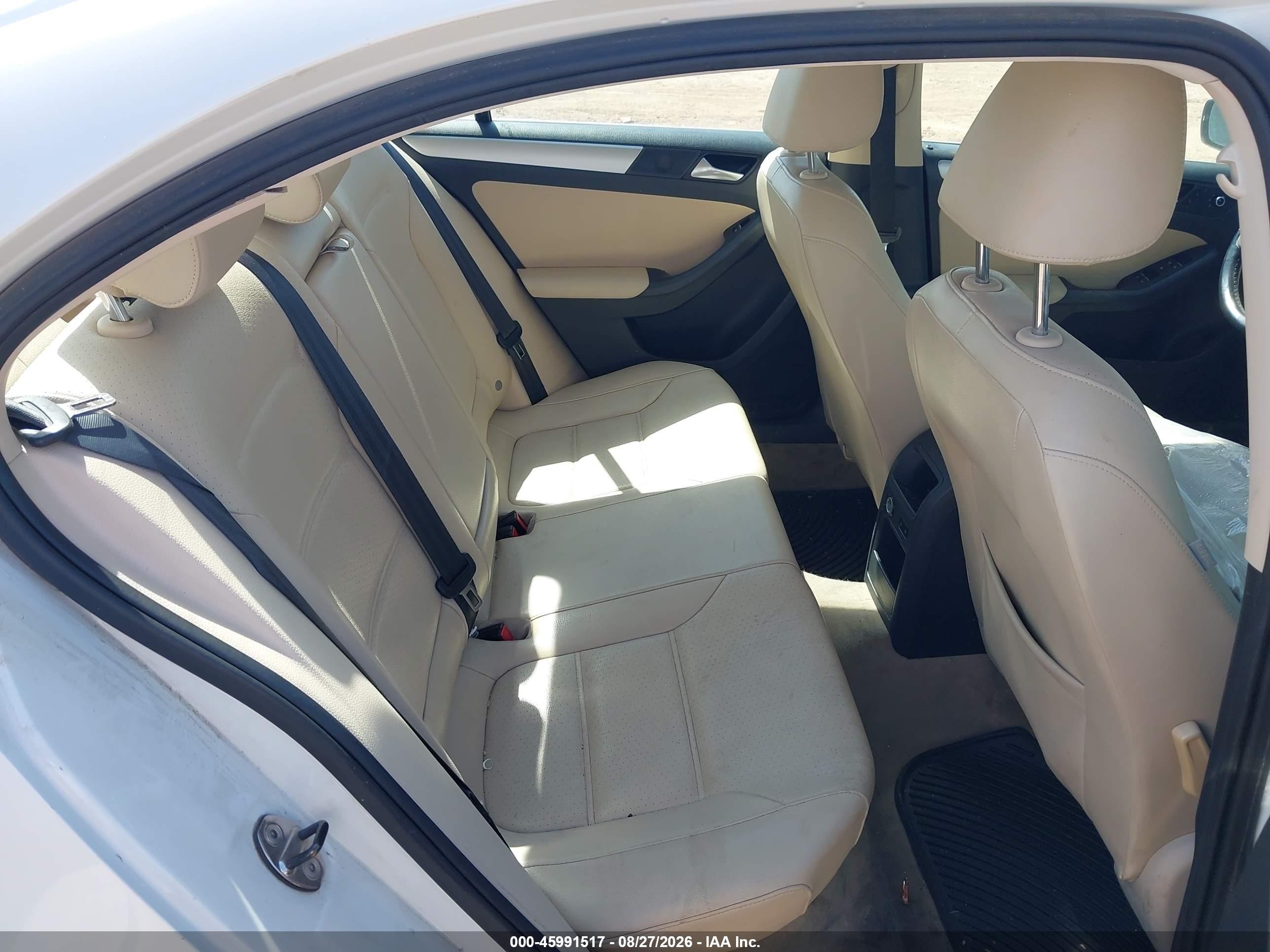 2014 Volkswagen Jetta 1.8t Se White vin: 3VWD17AJ9EM409808