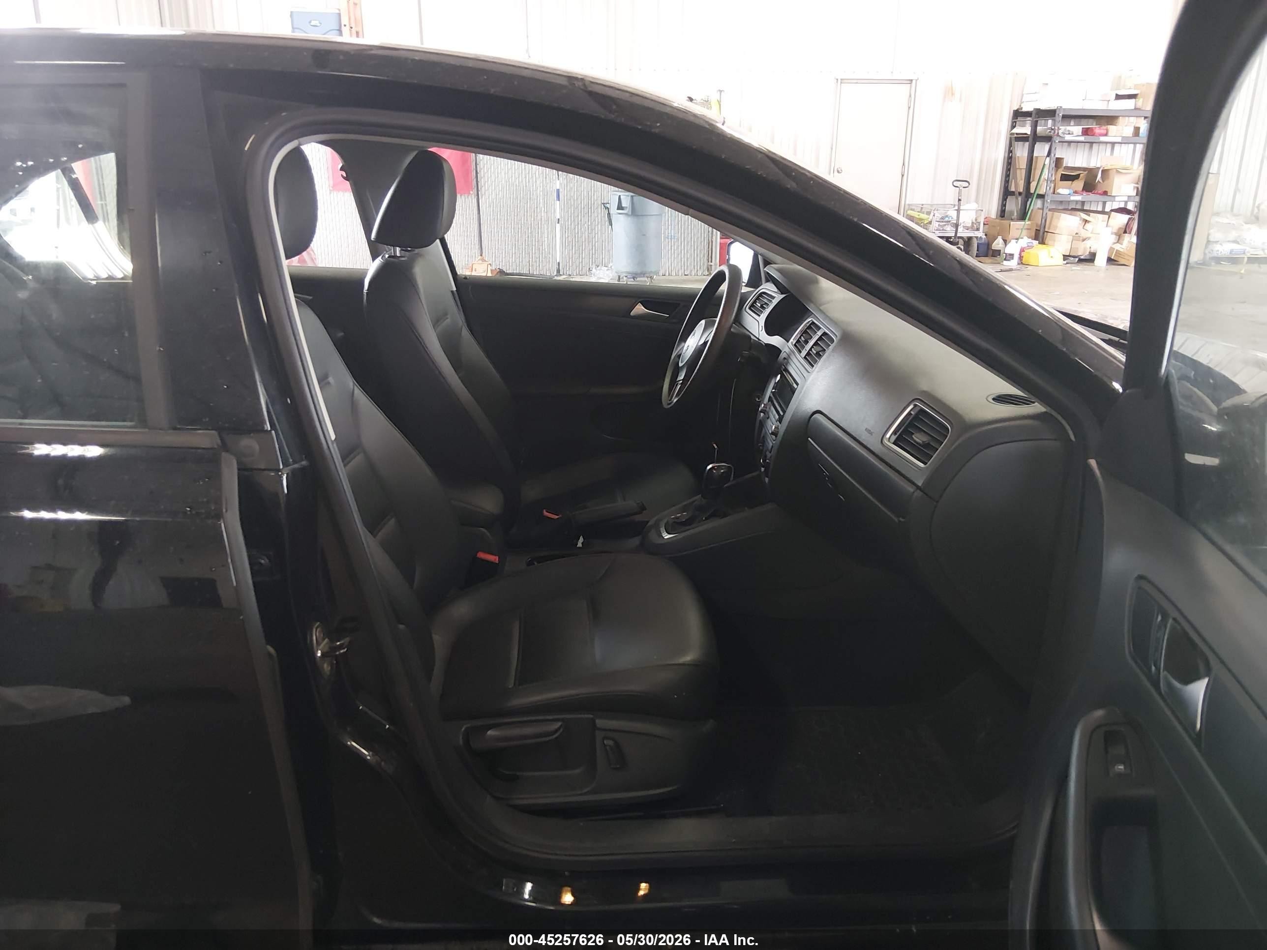 2014 Volkswagen Jetta 1.8t Se Black vin: 3VWD17AJ9EM415866