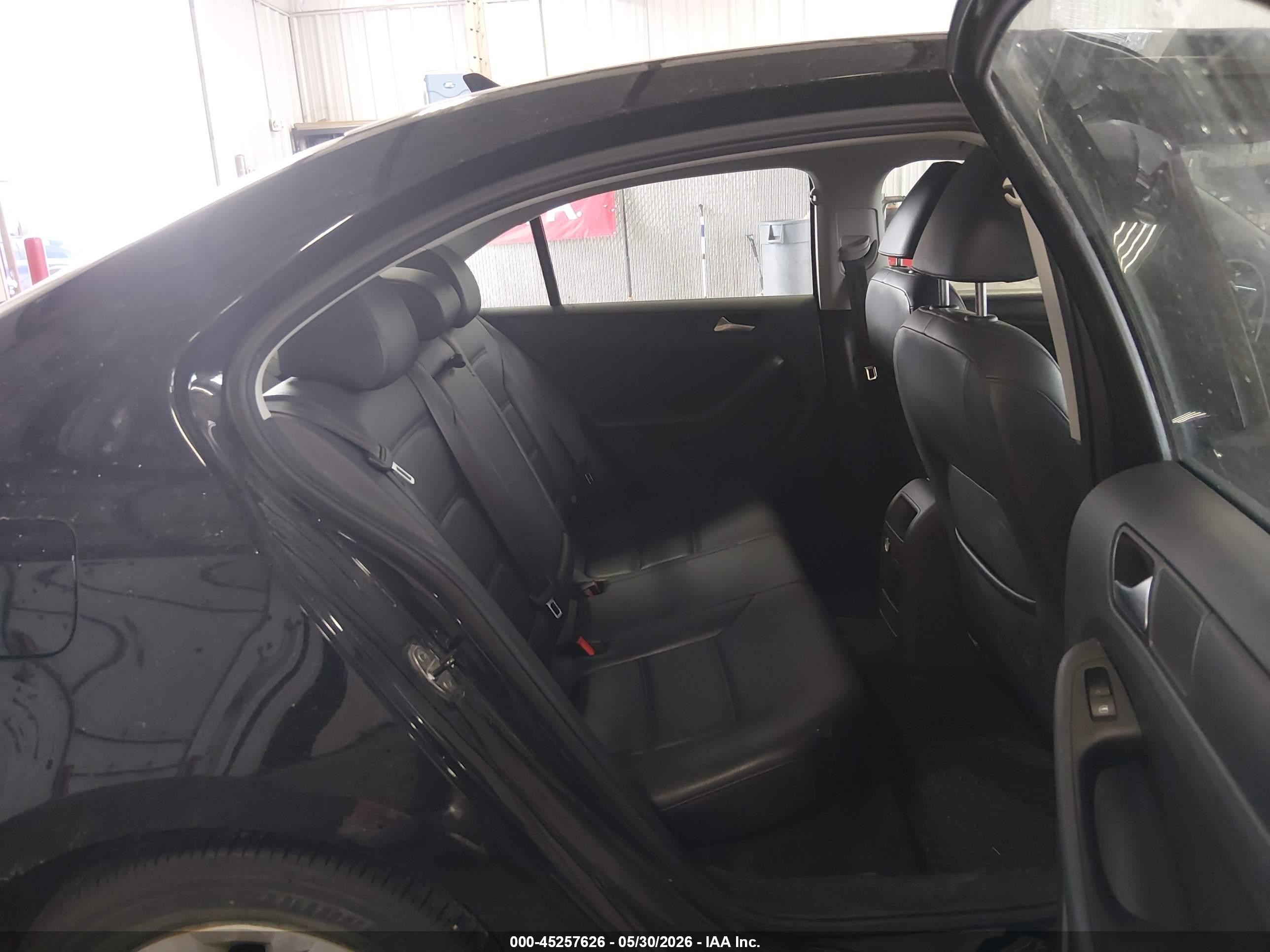 2014 Volkswagen Jetta 1.8t Se Black vin: 3VWD17AJ9EM415866