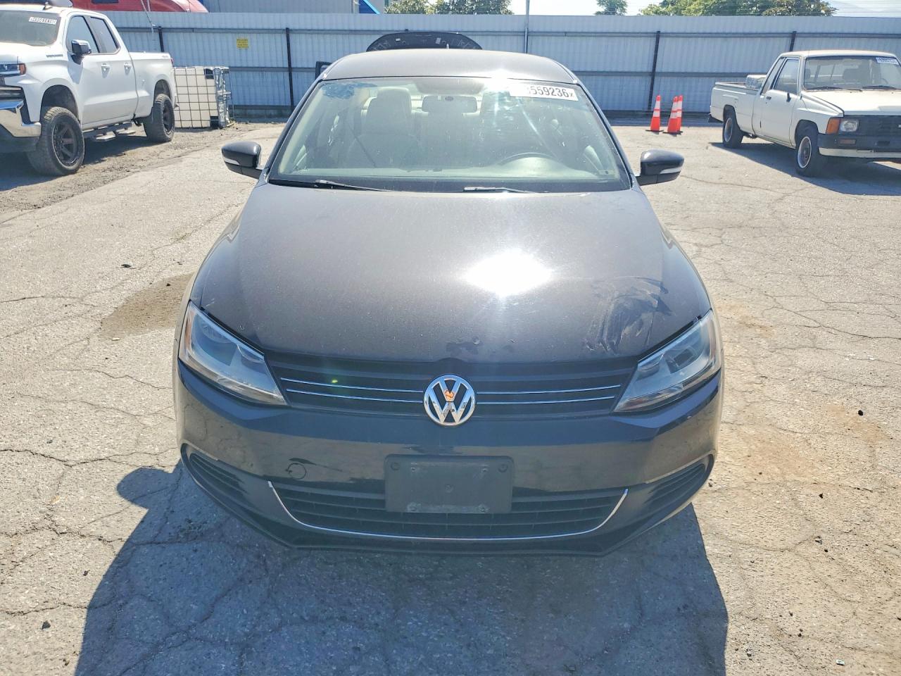 2014 Volkswagen Jetta Se Black vin: 3VWD17AJ9EM423417