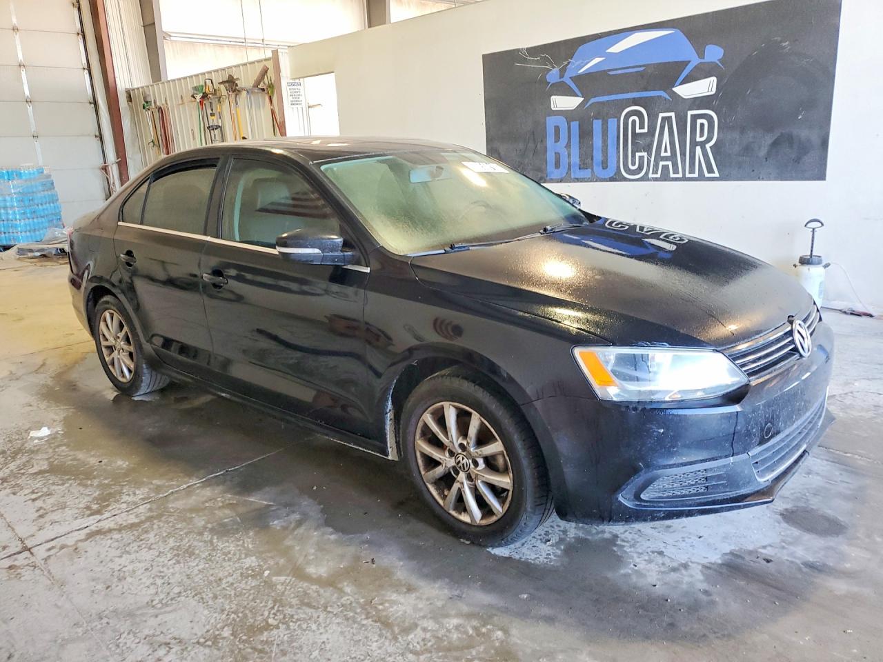 2014 Volkswagen Jetta Se Black vin: 3VWD17AJ9EM425927