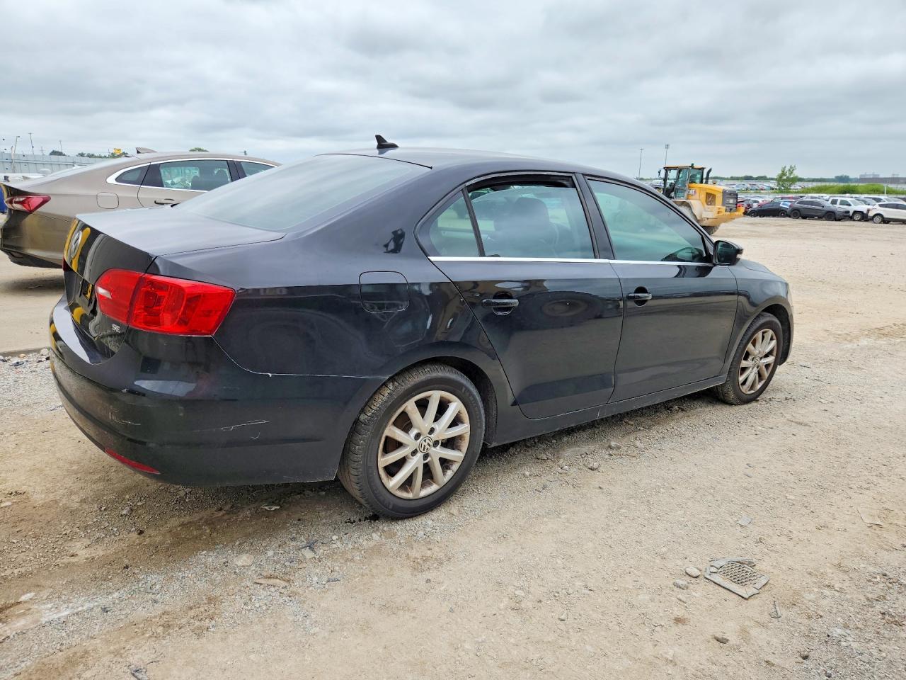 2014 Volkswagen Jetta Se Black vin: 3VWD17AJ9EM425927