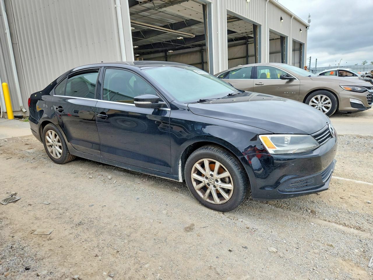 2014 Volkswagen Jetta Se Black vin: 3VWD17AJ9EM425927