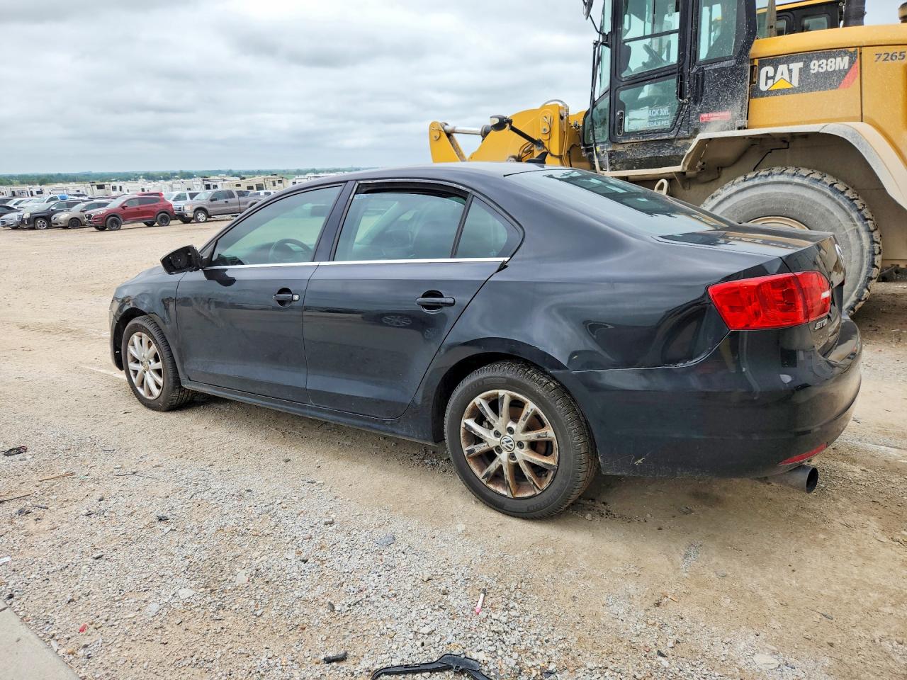 2014 Volkswagen Jetta Se Black vin: 3VWD17AJ9EM425927