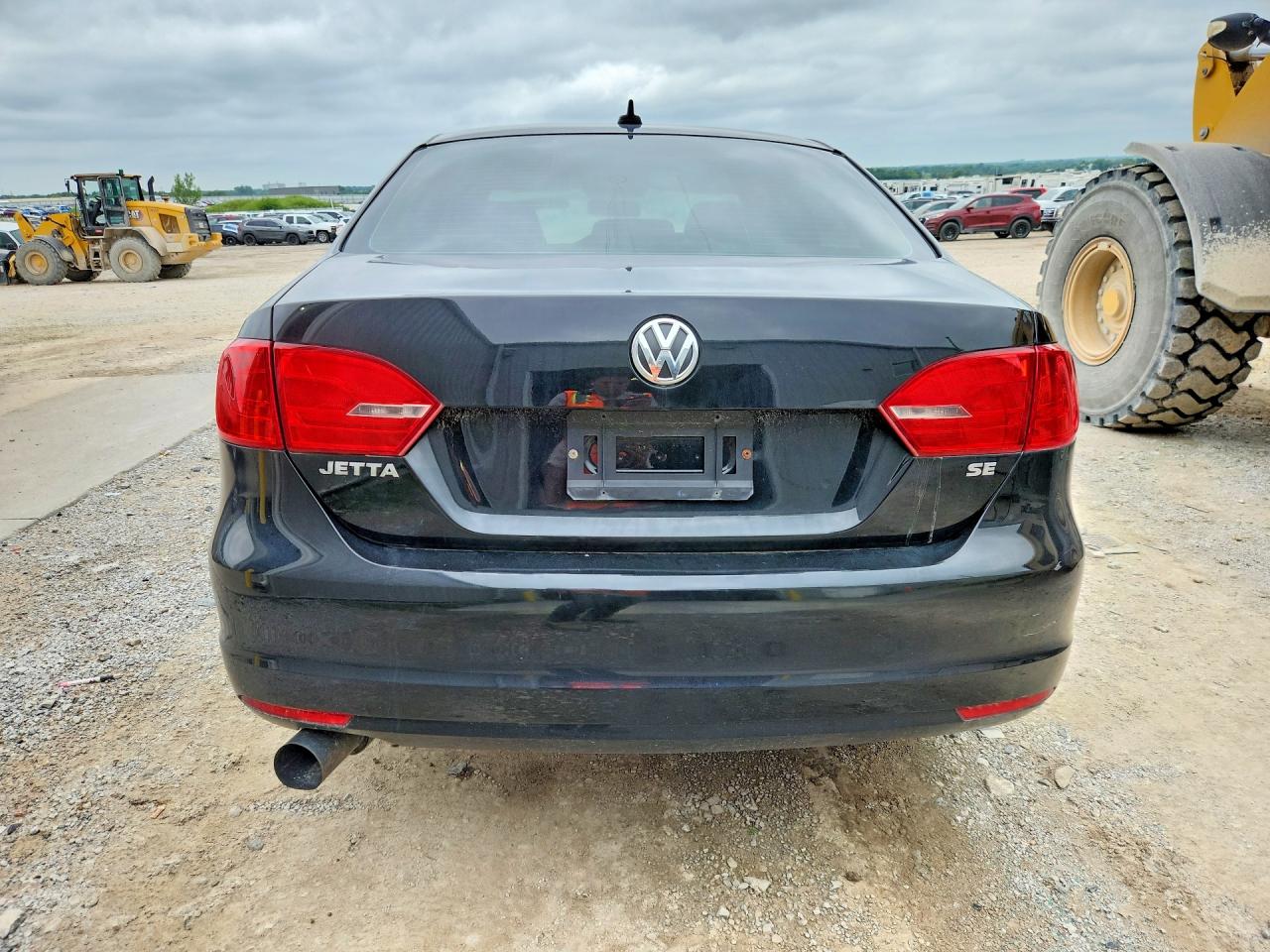 2014 Volkswagen Jetta Se Black vin: 3VWD17AJ9EM425927