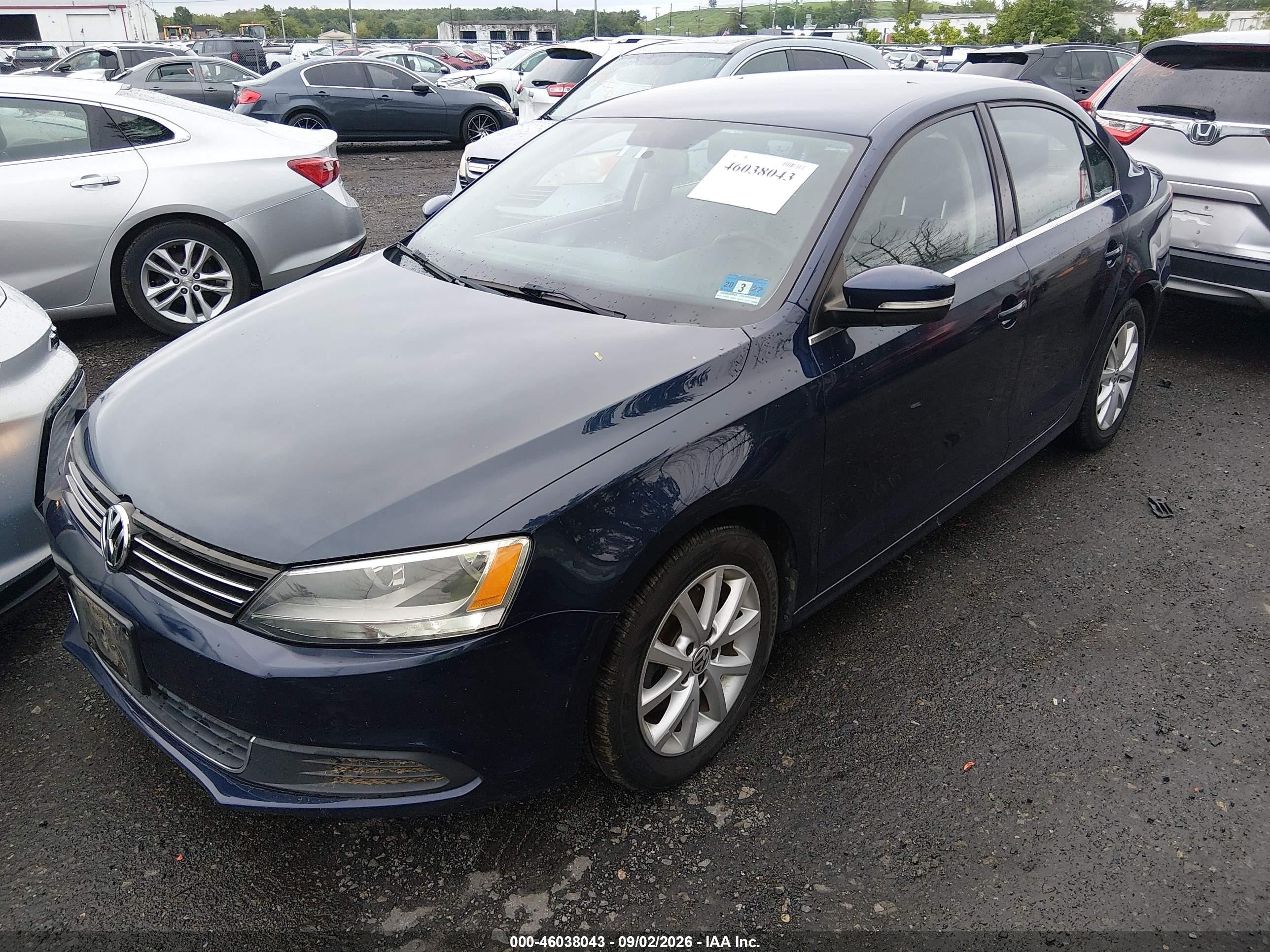 2014 Volkswagen Jetta 1.8t Se White vin: 3VWD17AJ9EM427368